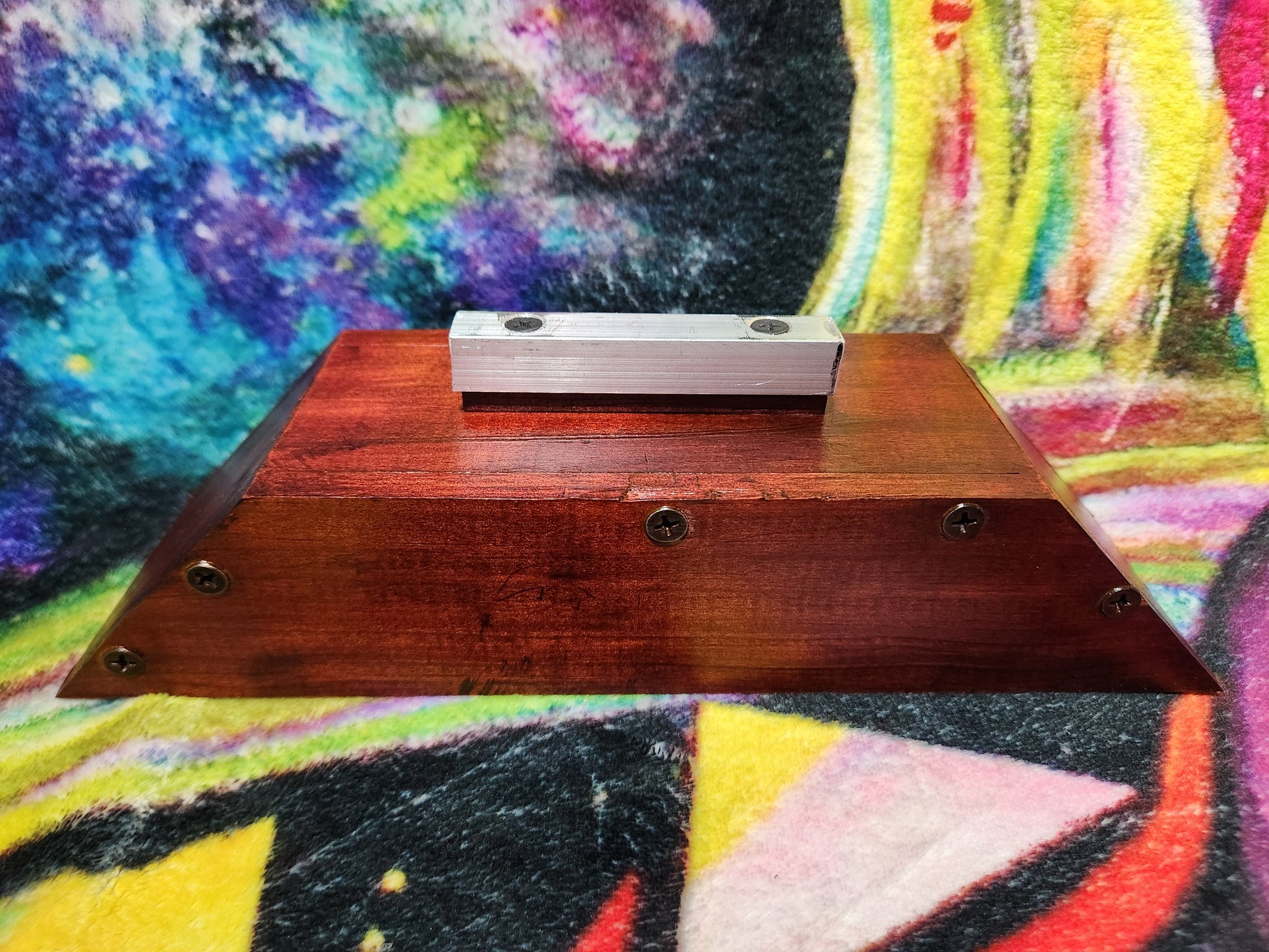Dual Ramp w/ Metal Ledge | Handmade Fingerboard Obstacle
