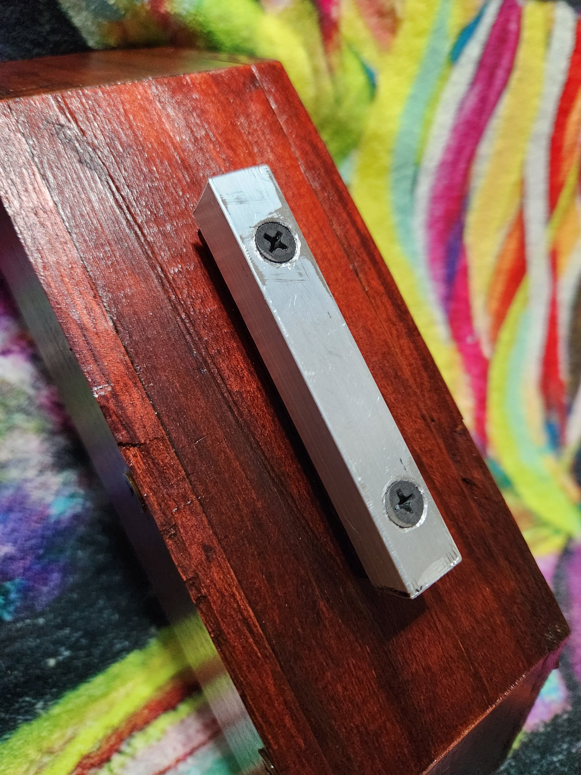 Dual Ramp w/ Metal Ledge | Handmade Fingerboard Obstacle