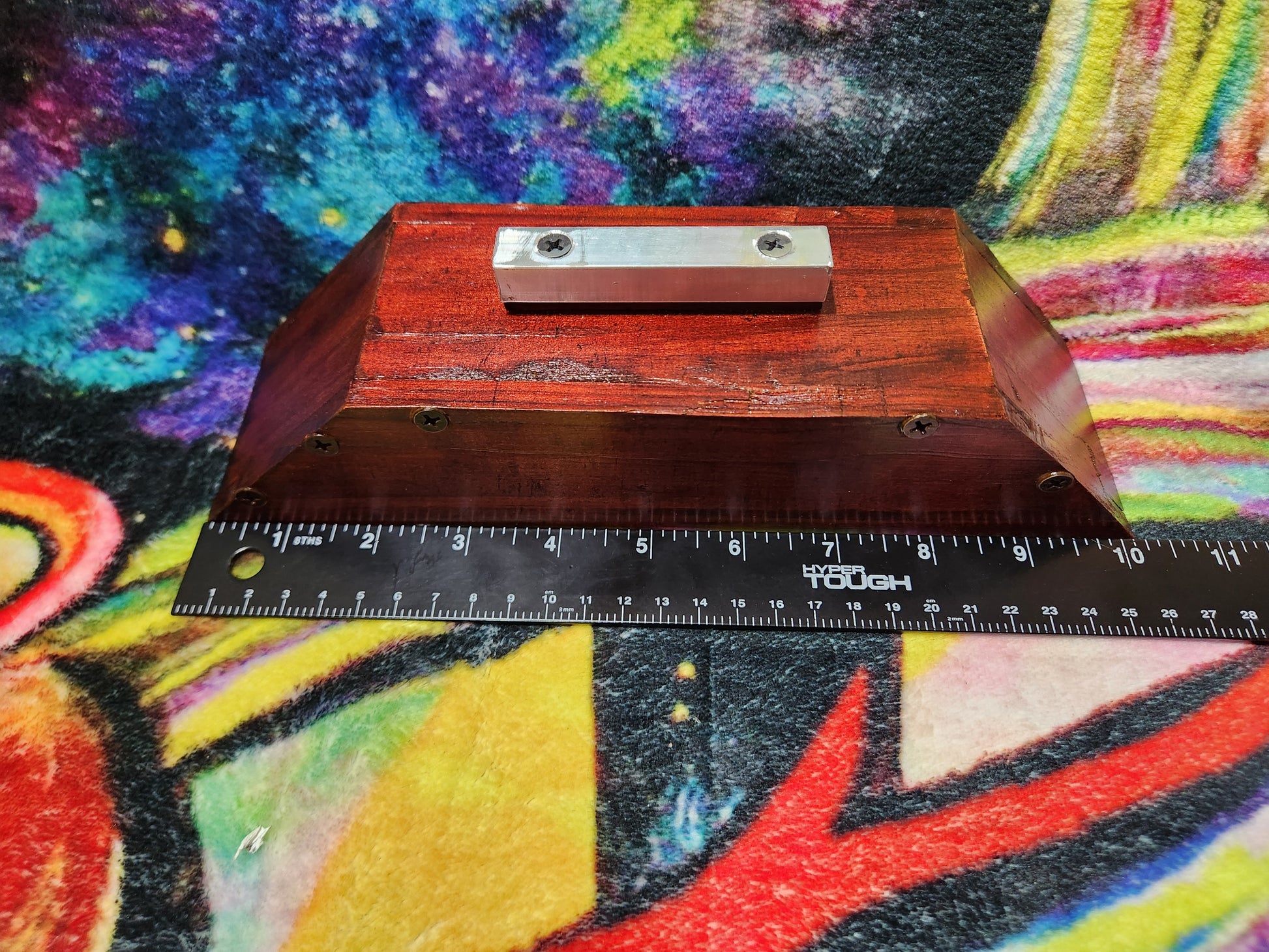 Dual Ramp w/ Metal Ledge | Handmade Fingerboard Obstacle
