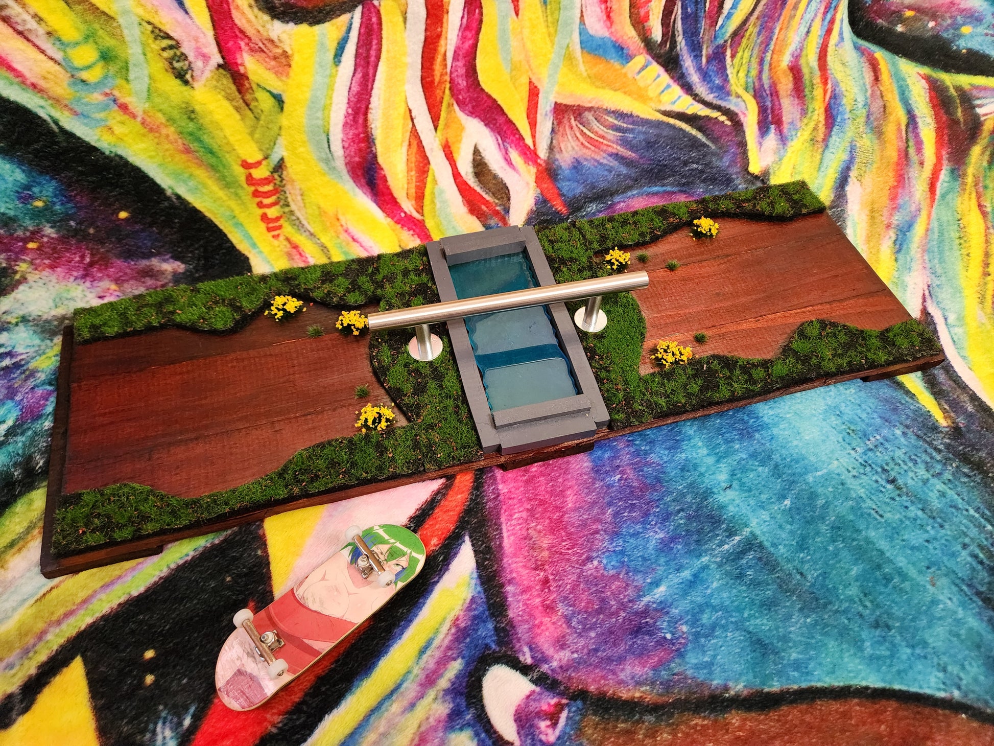 FOUNTAIN GAP | Handmade Fingerboard Obstacle Park Diorama #1