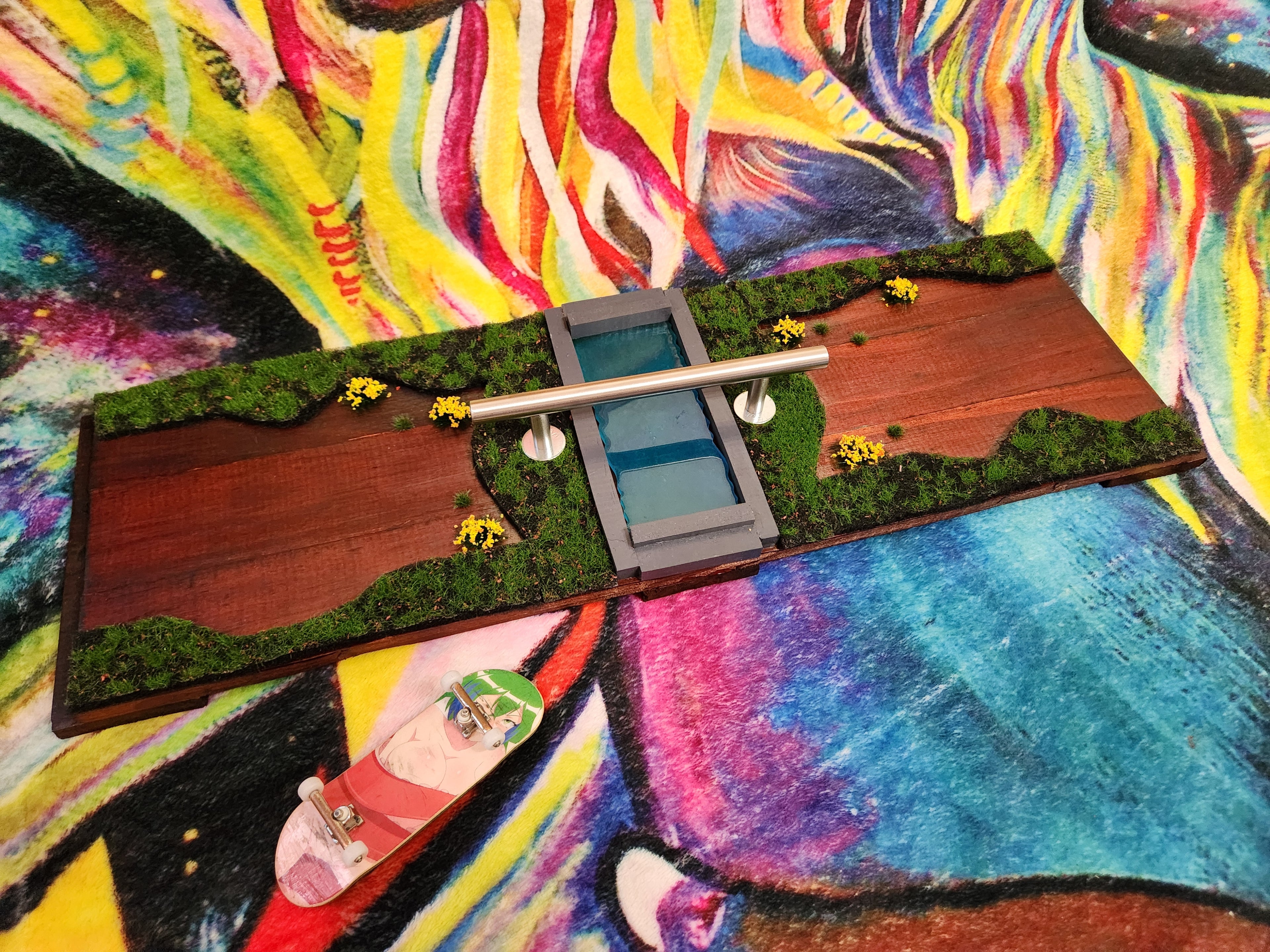 FOUNTAIN GAP | Handmade Fingerboard Obstacle Park Diorama #1