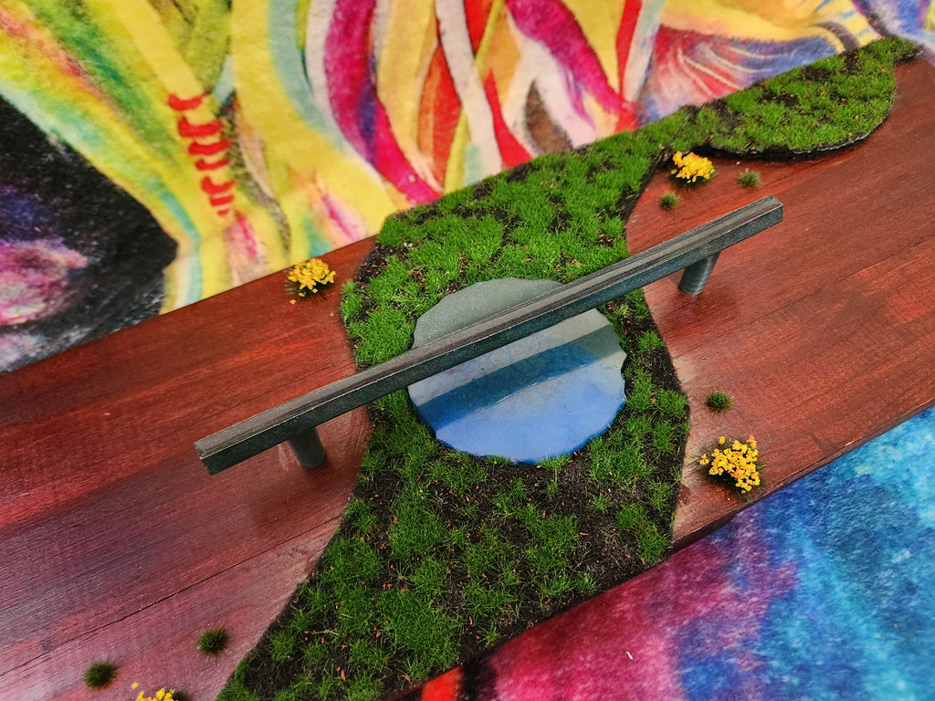DIRTY RAIL POND | Handmade Fingerboard Obstacle Park Diorama