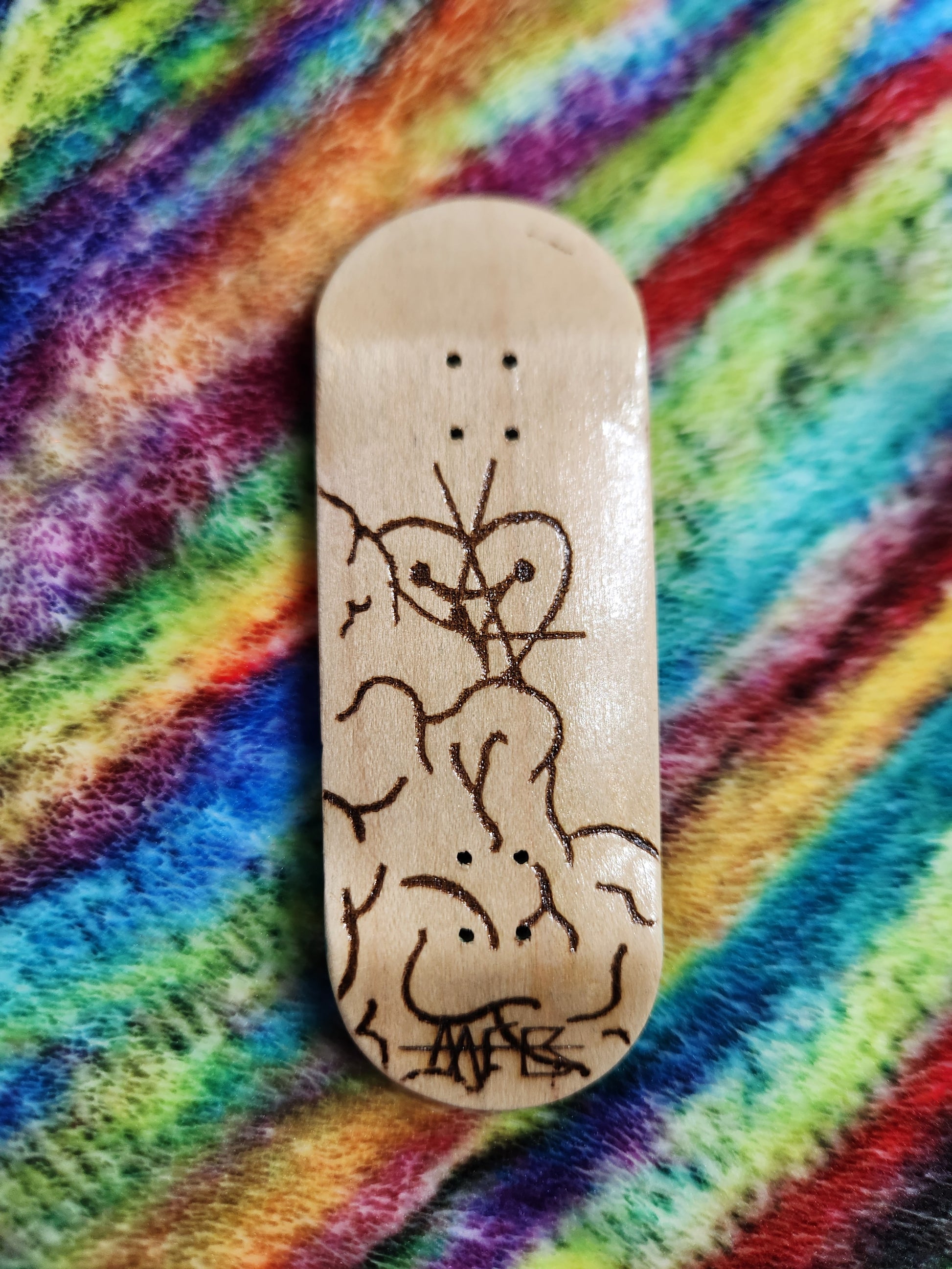 MESS & BLOOD [PROTOYPE] | Handmade 34mm Deck