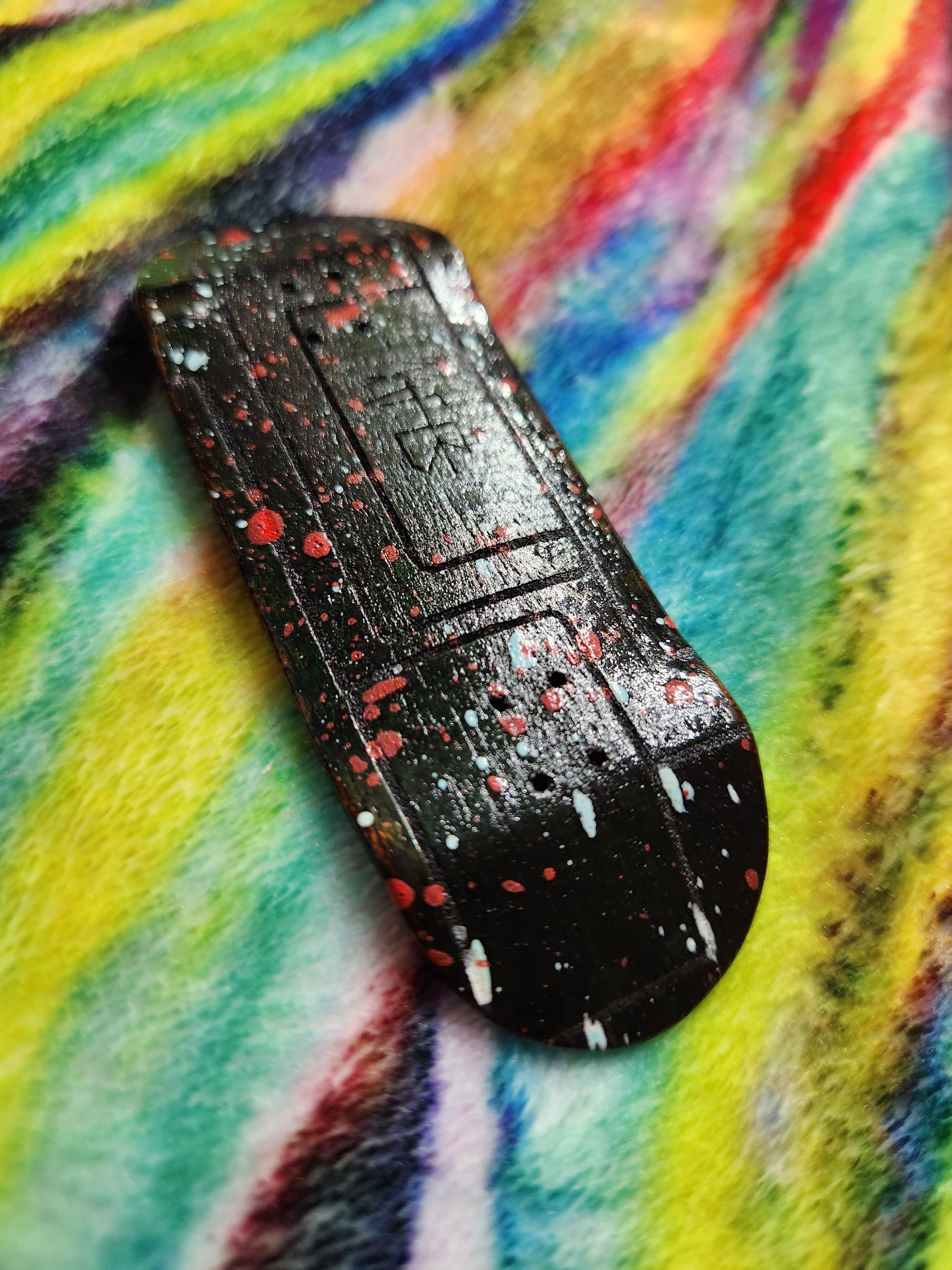 DE STIJL #1 DEEP EVERGREEN | Handmade 34mm Deck