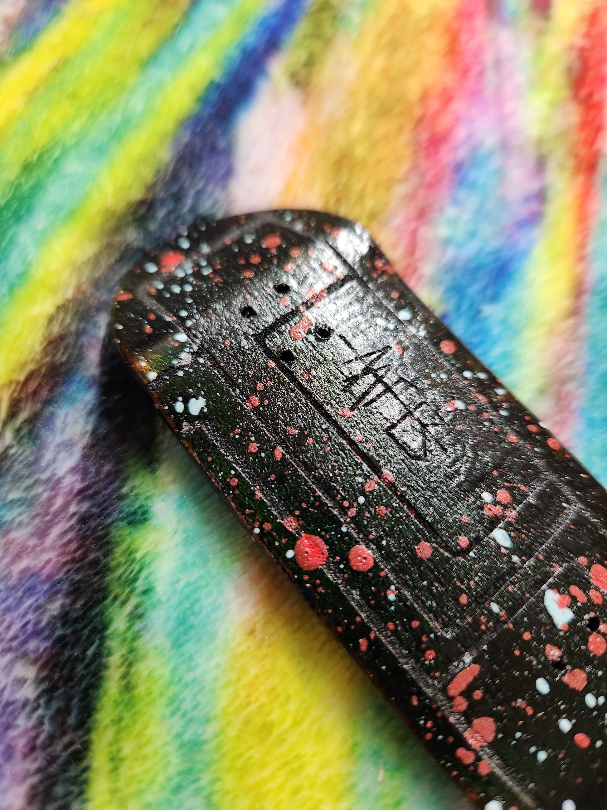 DE STIJL #1 DEEP EVERGREEN | Handmade 34mm Deck