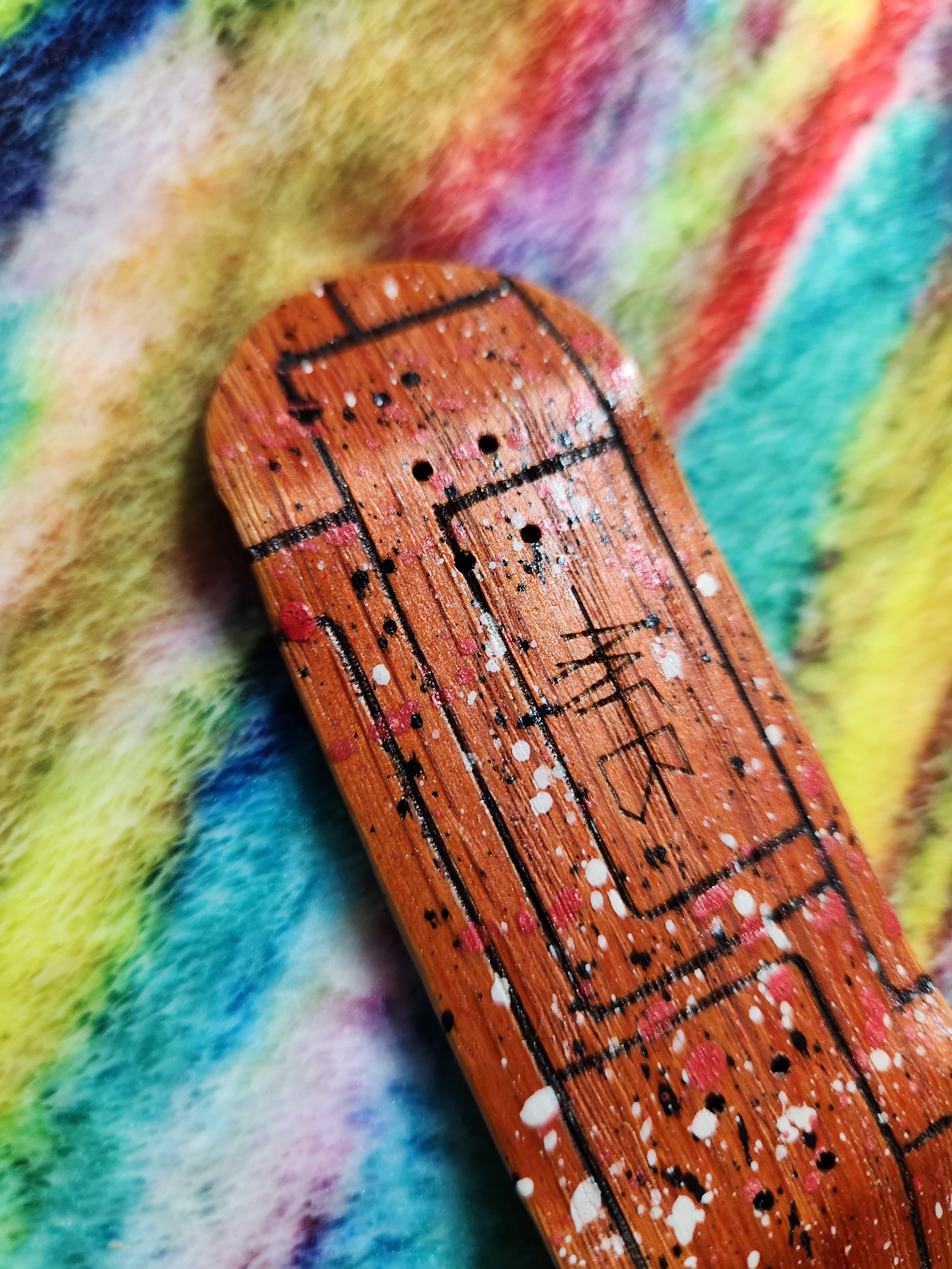 DE STIJL #1 ORANGE | Handmade 34mm Deck