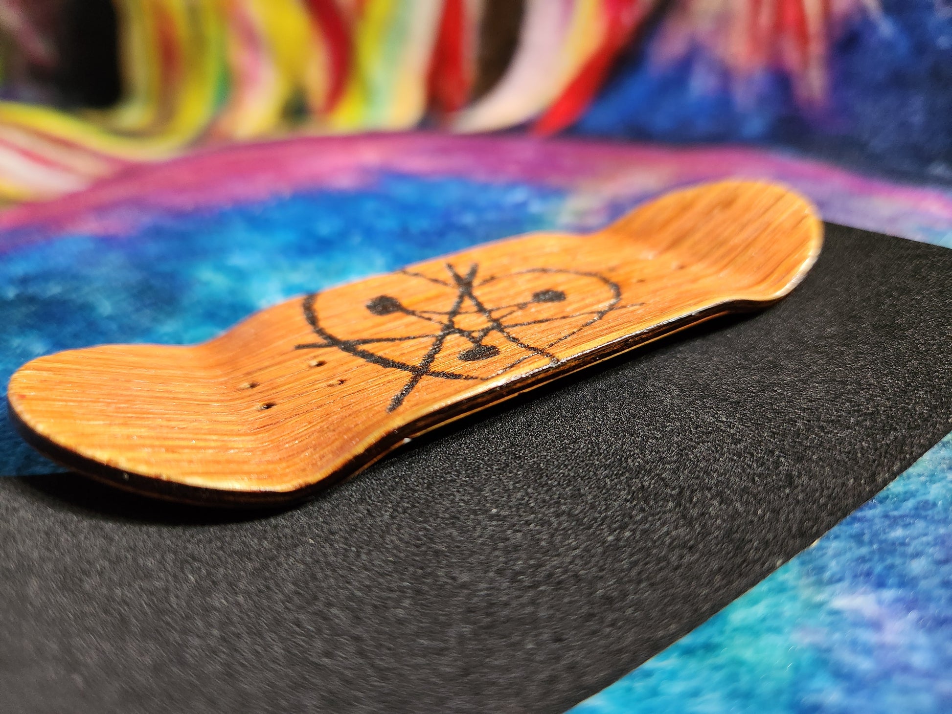 DE STIJL #1 ORANGE | Handmade 34mm Deck