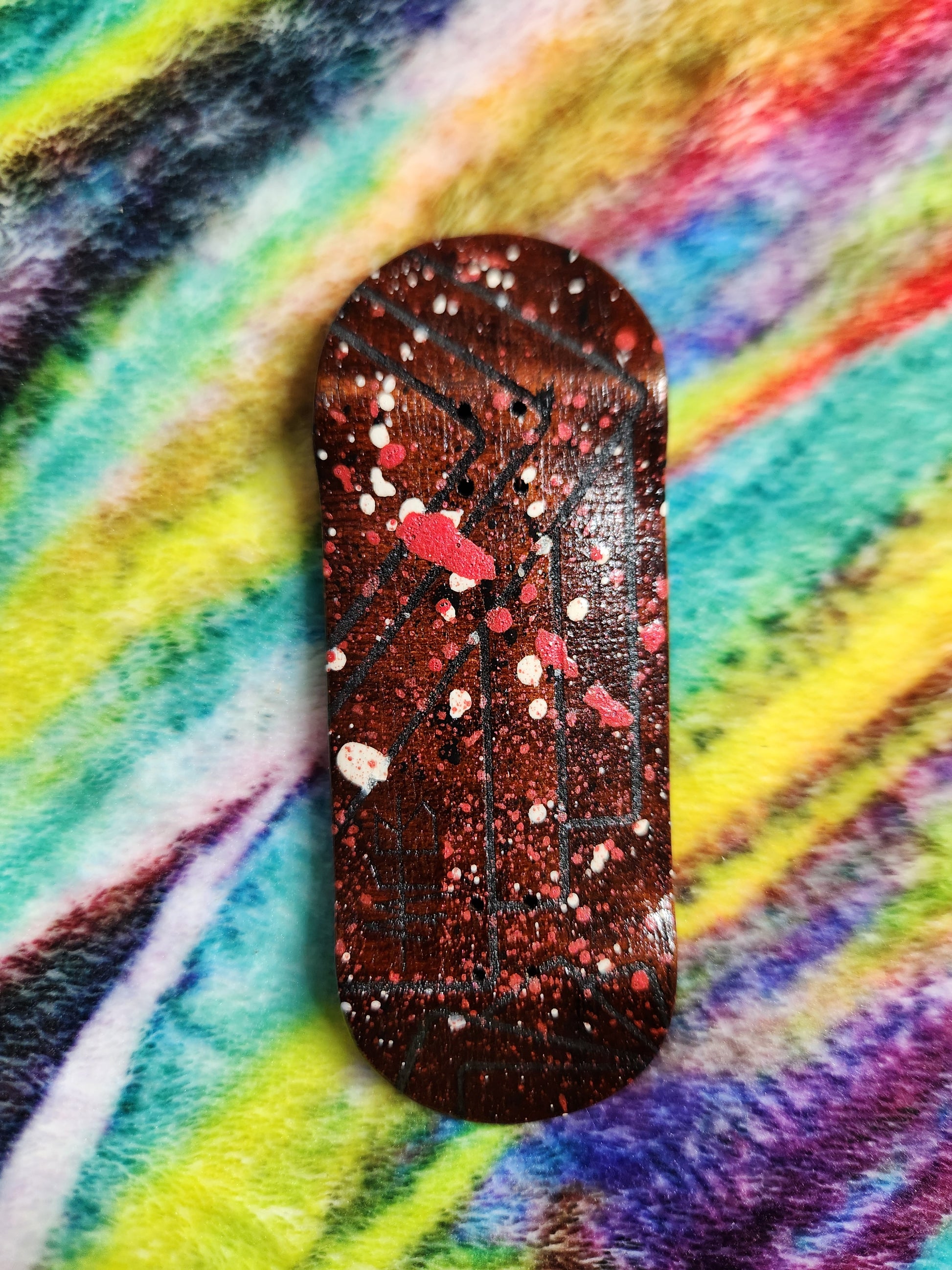 DE STIJL #3 AUBURN | Handmade 34mm Deck