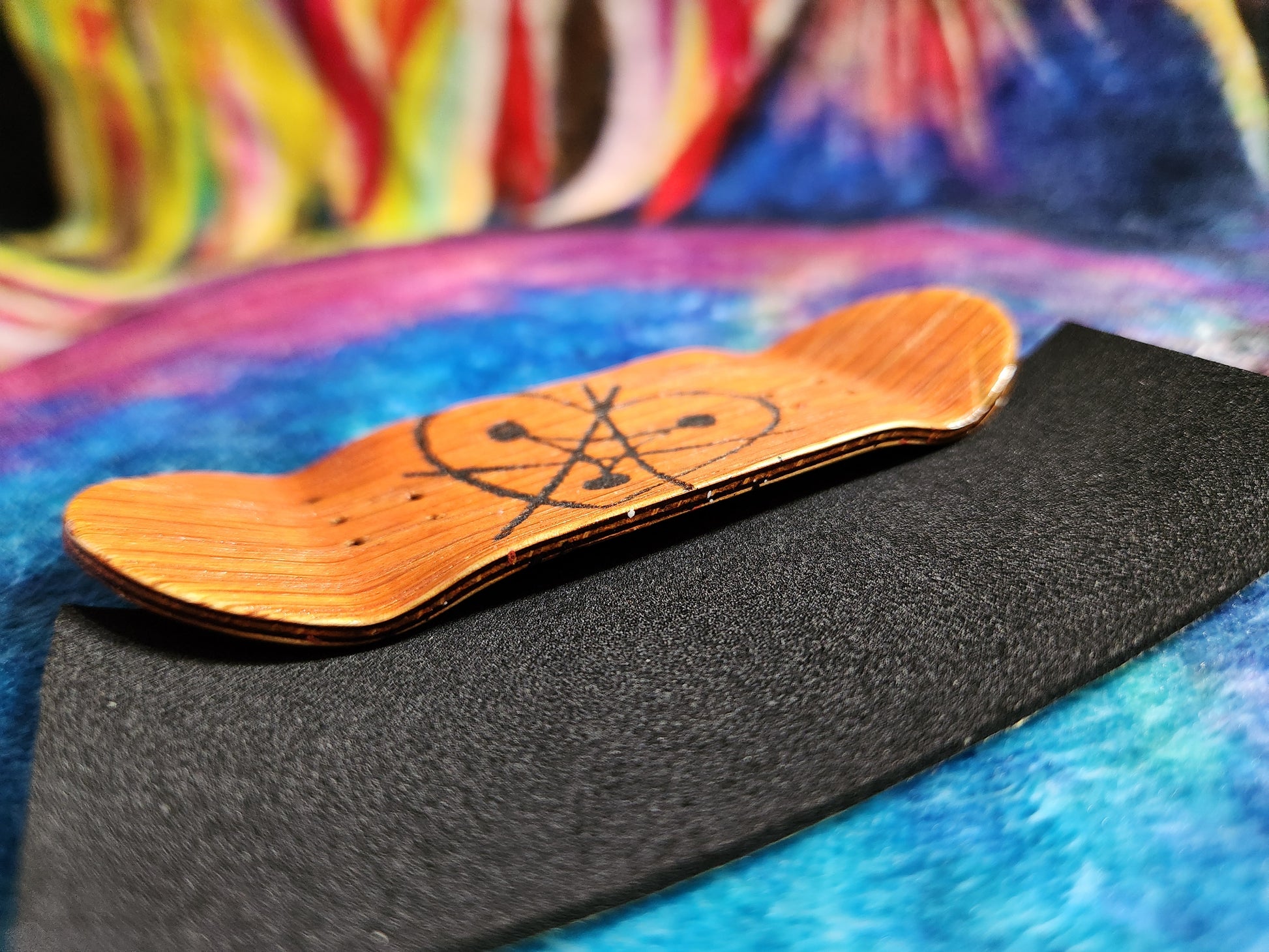 DE STIJL #3 ORANGE | Handmade 34mm Deck