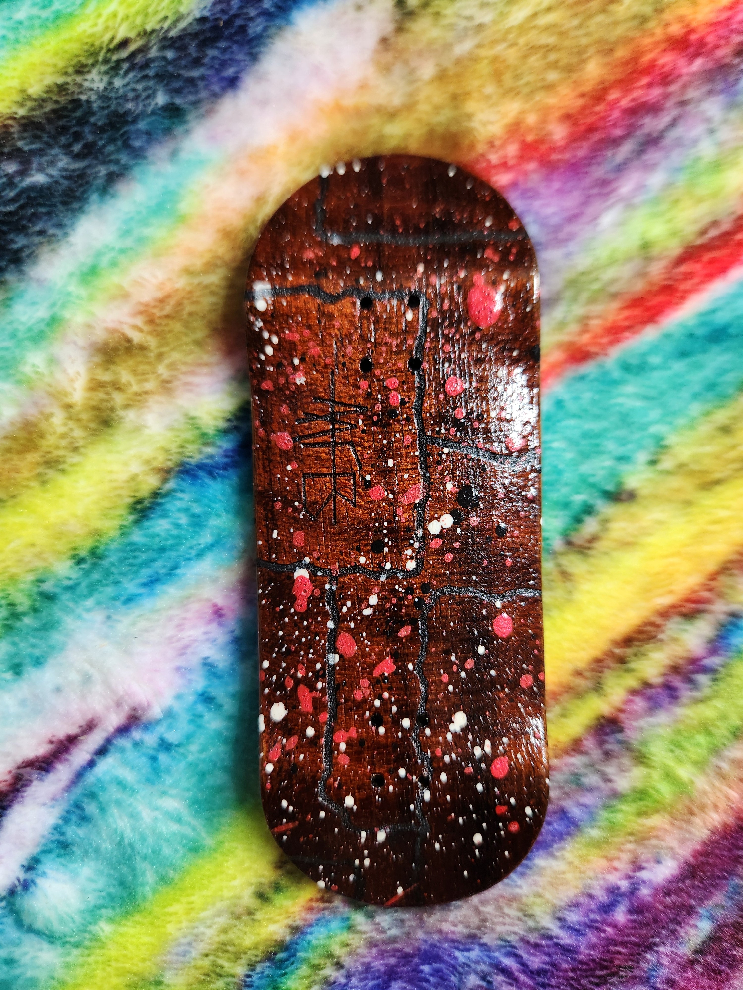 DE STIJL #2 AUBURN | Handmade 34mm Deck