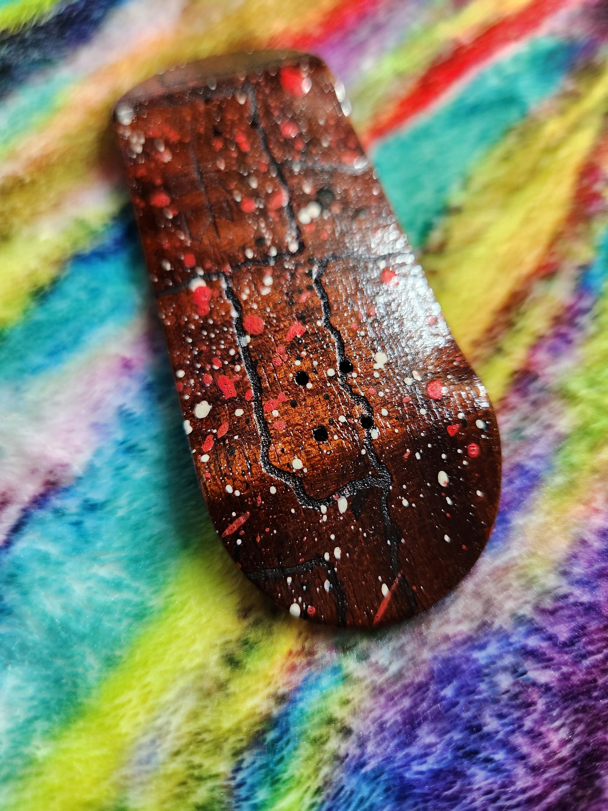 DE STIJL #2 AUBURN | Handmade 34mm Deck