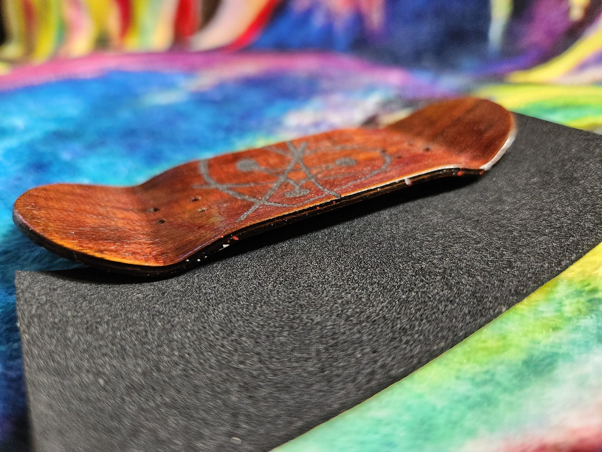 DE STIJL #2 AUBURN | Handmade 34mm Deck