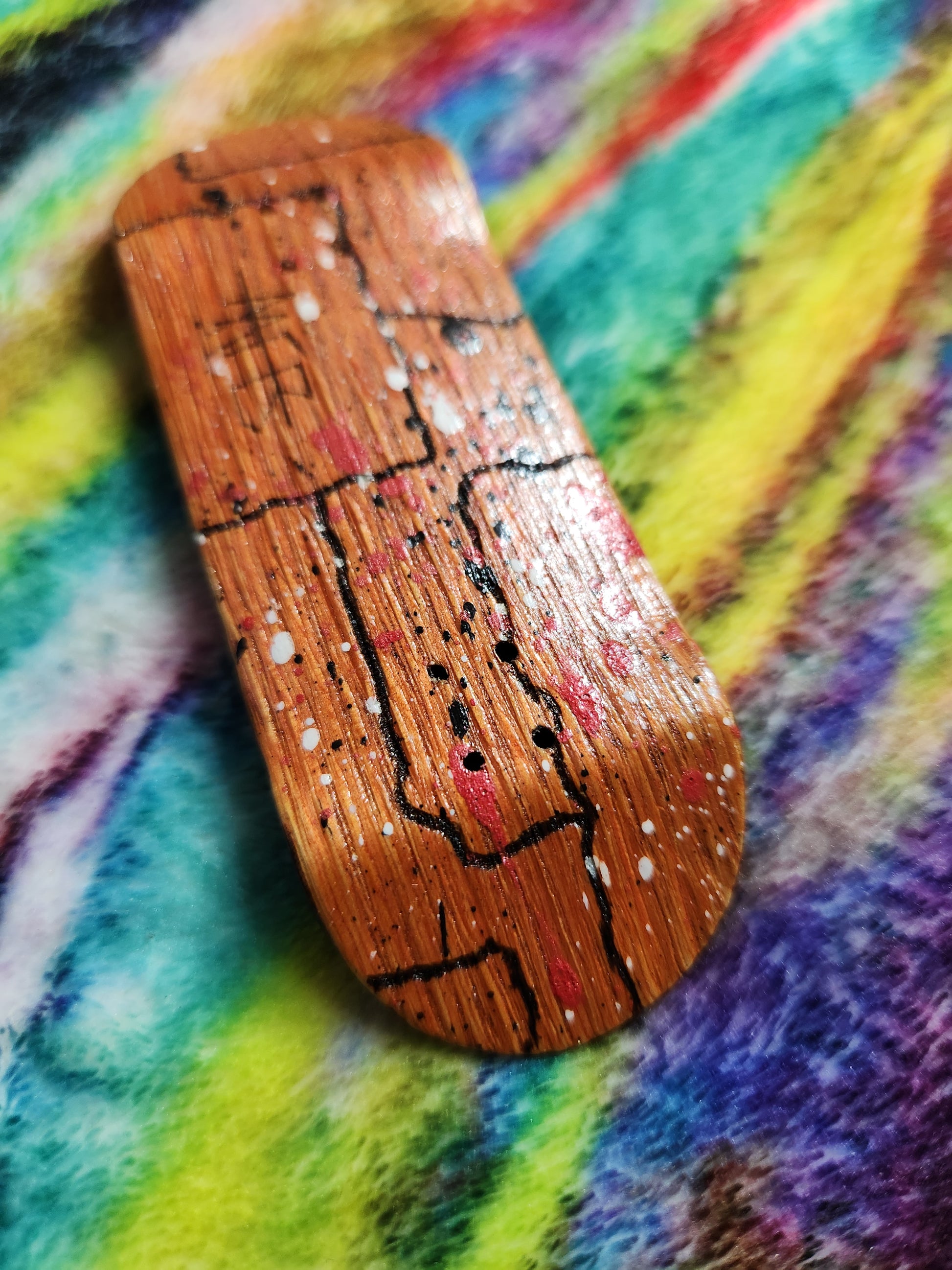 DE STIJL #2 ORANGE | Handmade 34mm Deck