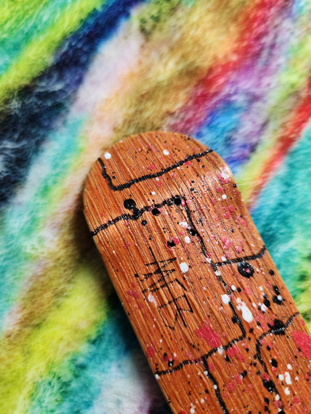 DE STIJL #2 ORANGE | Handmade 34mm Deck