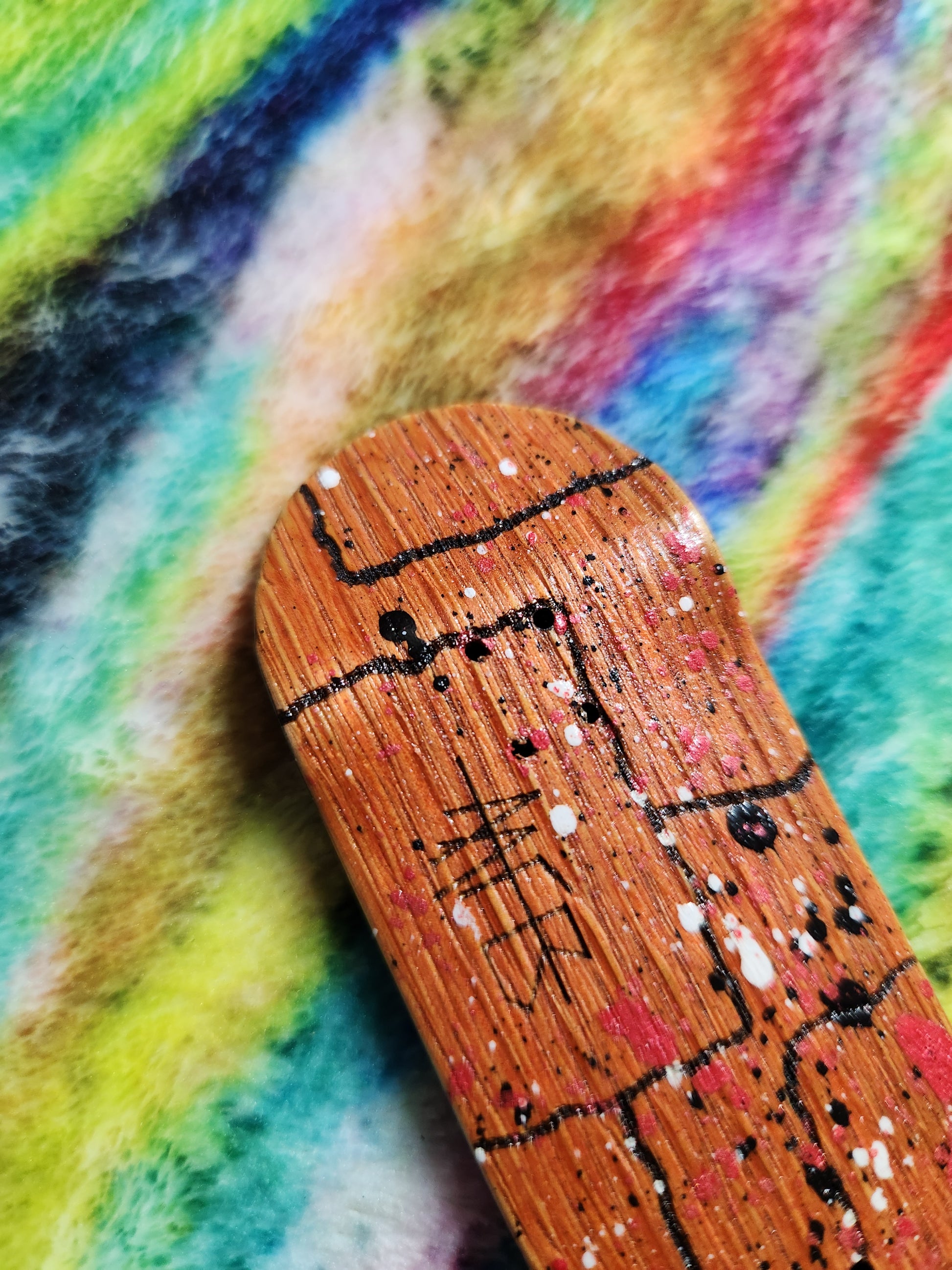 DE STIJL #2 ORANGE | Handmade 34mm Deck