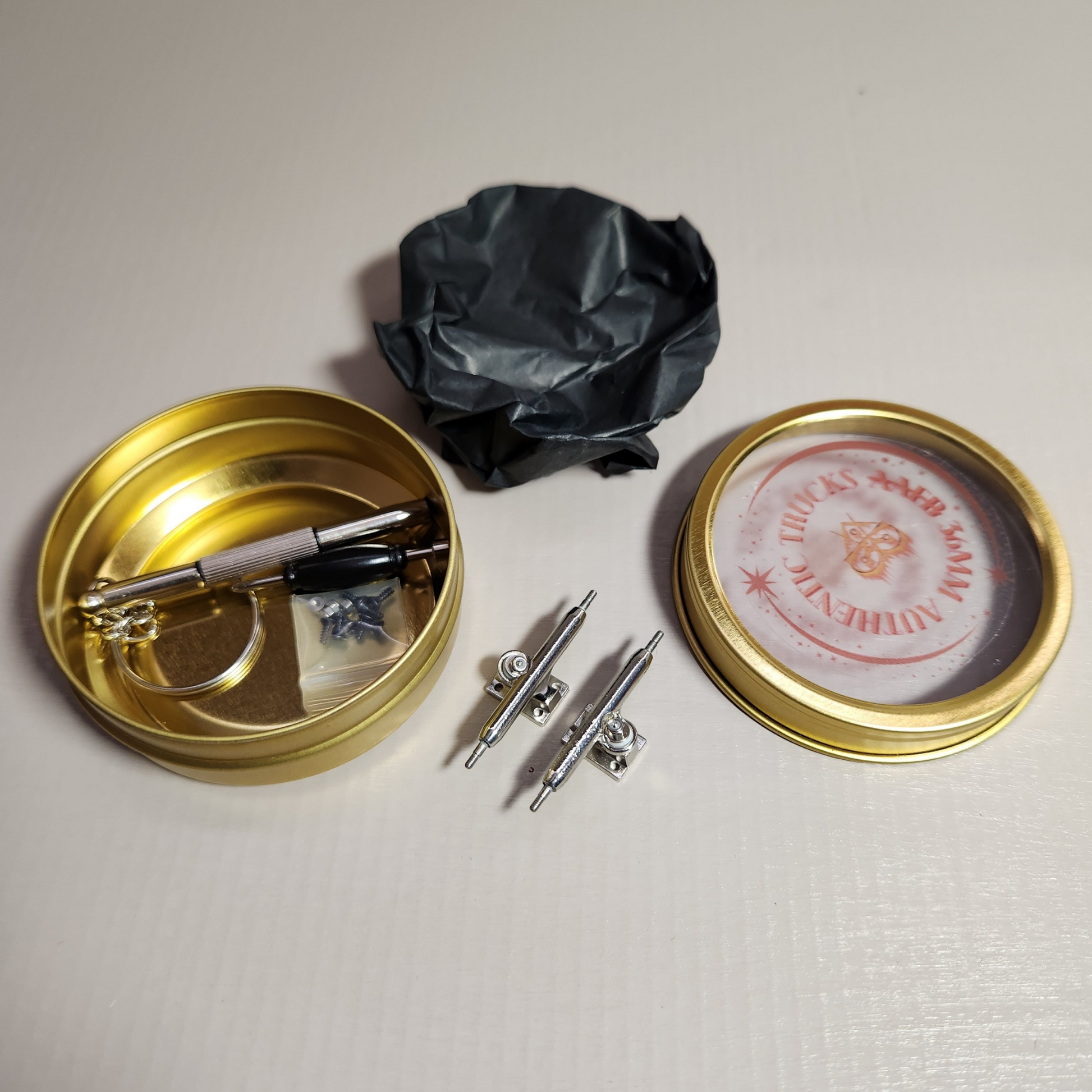 AAFB | Authentic Round Axle - 36mm Pro Fingerboard Trucks