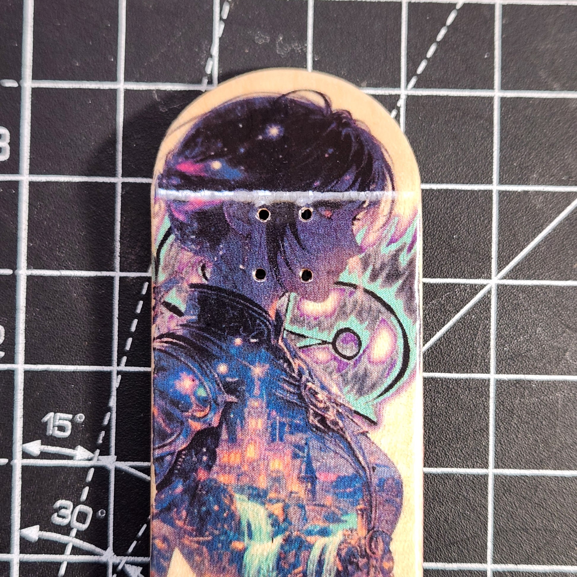 A Knight Proudly Wears Her Kingdom - 34mm Fingerboard Deck | OG POP - Popsicle