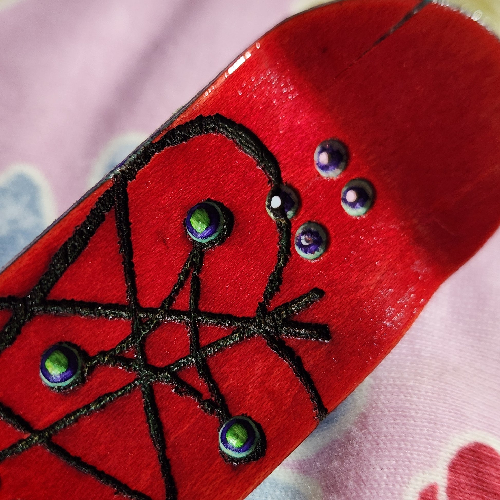 The Goth At The Poll - 36mm Fingerboard Blem Deck