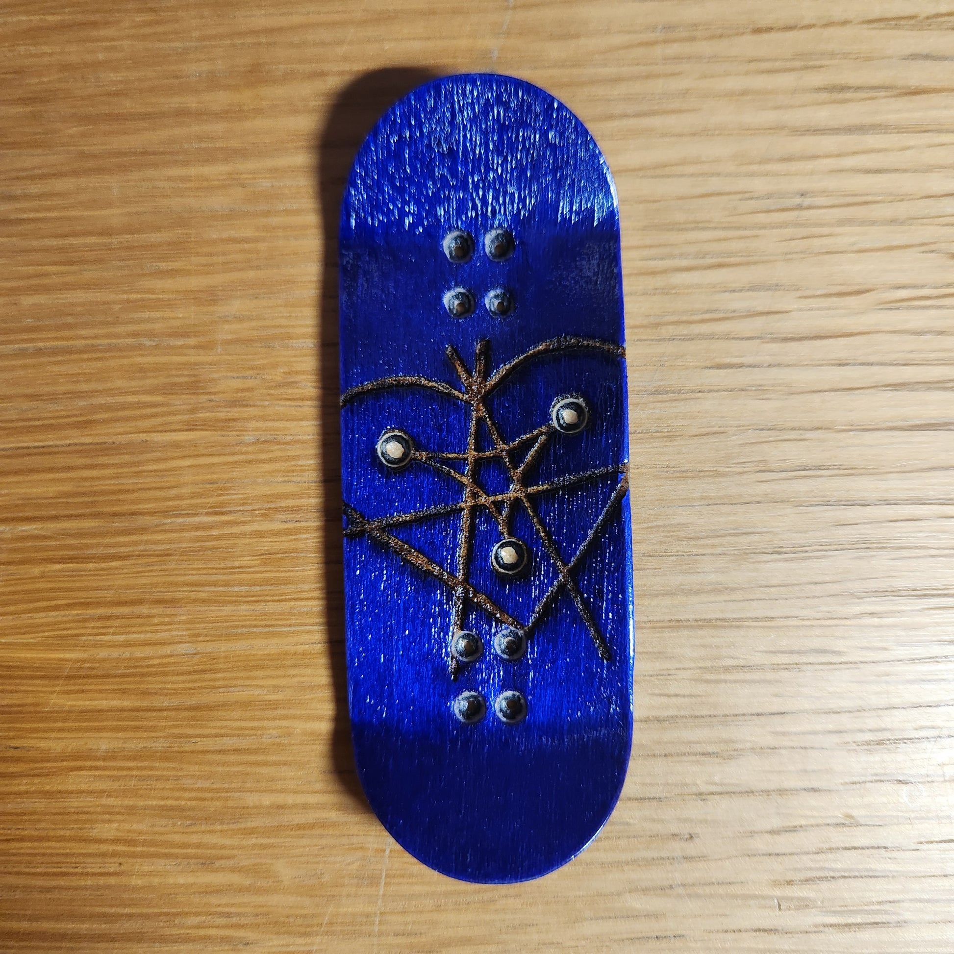 Ornate Sorcerer Fingerboard Deck| 36mm LOWRIDER - Popsicle