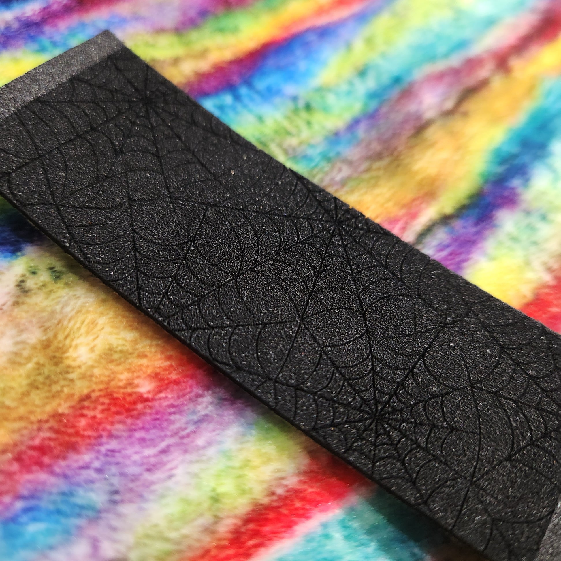 (Subtle) Spider's Web | 2mm Thick Pro Fingerboard Griptape