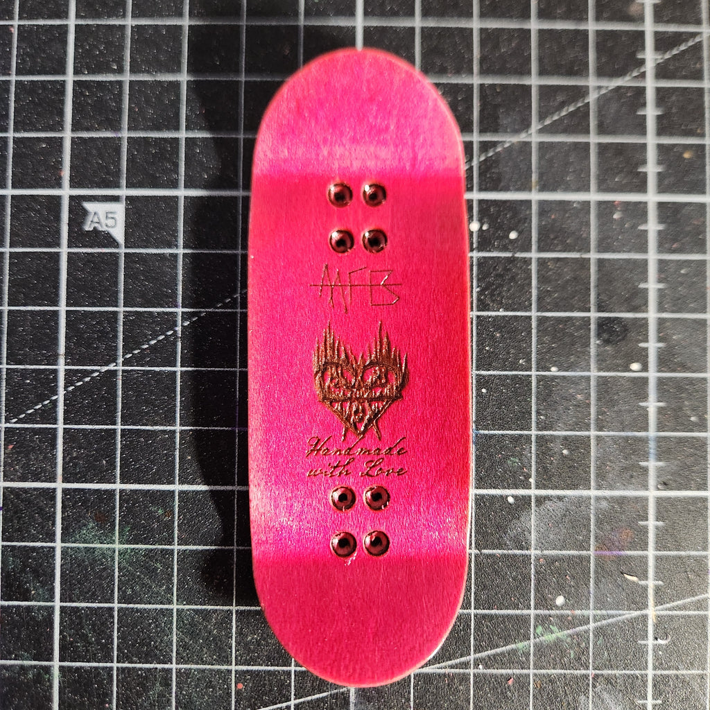 (NSFW) Momoko Blush - 36mm Fingerboard Deck