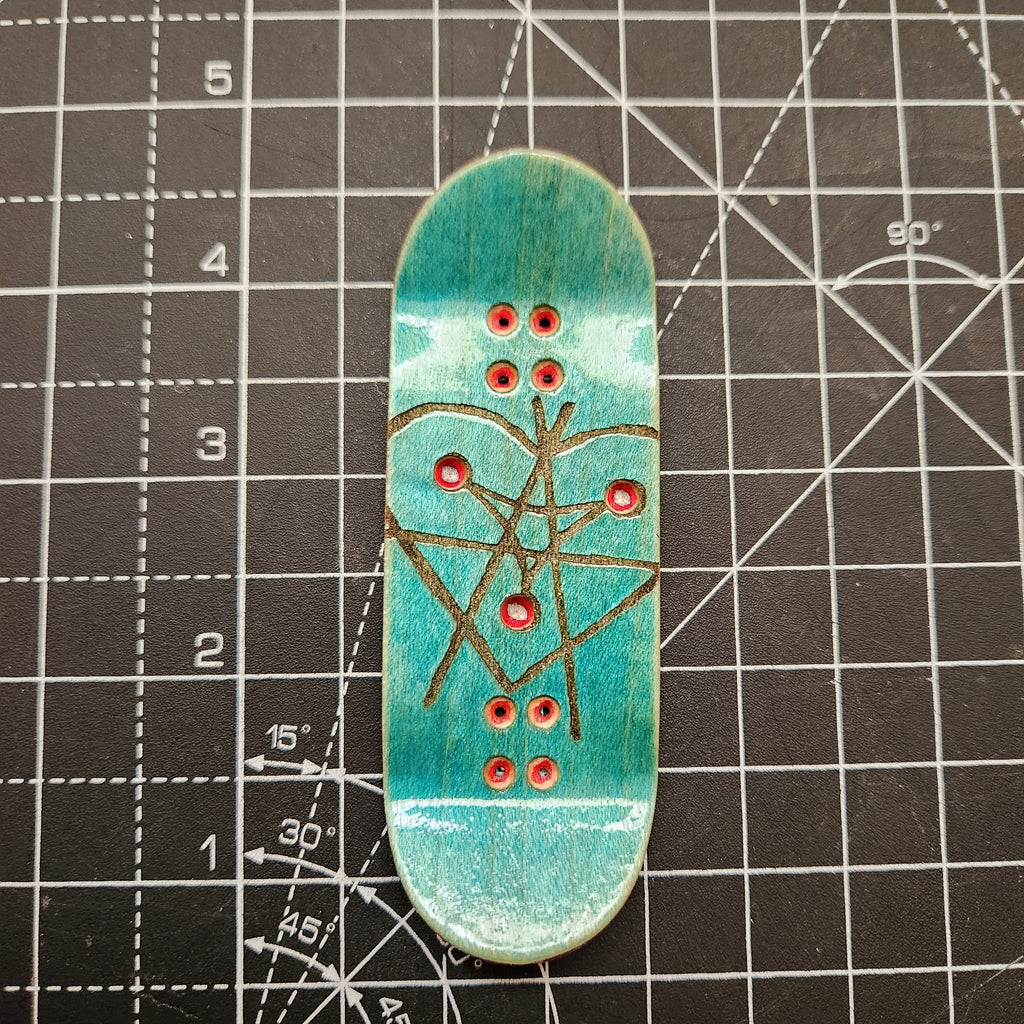 A Knight Proudly Wears Her Kingdom - 34mm Fingerboard Deck | OG POP - Popsicle