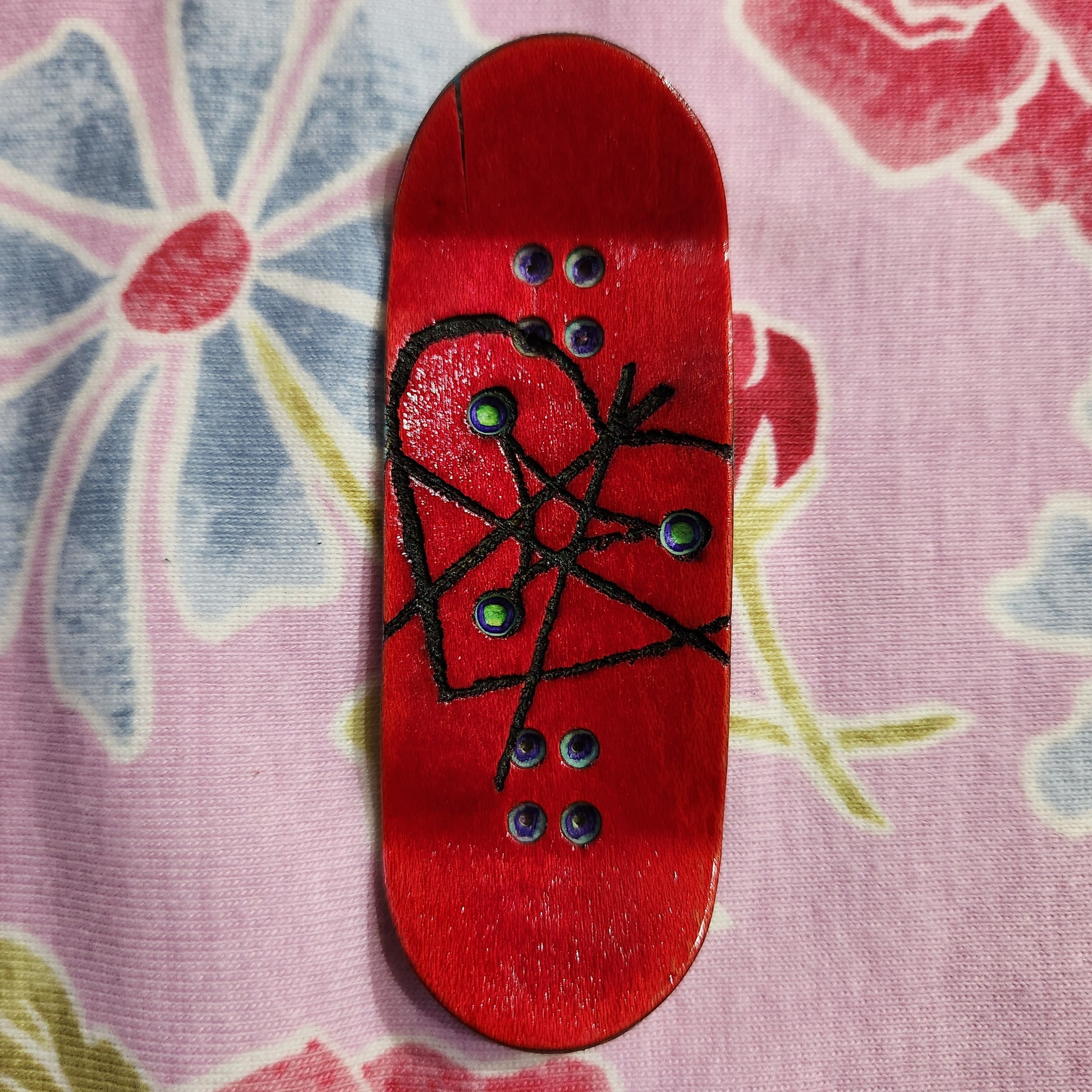 The Goth At The Poll - 36mm Fingerboard Blem Deck