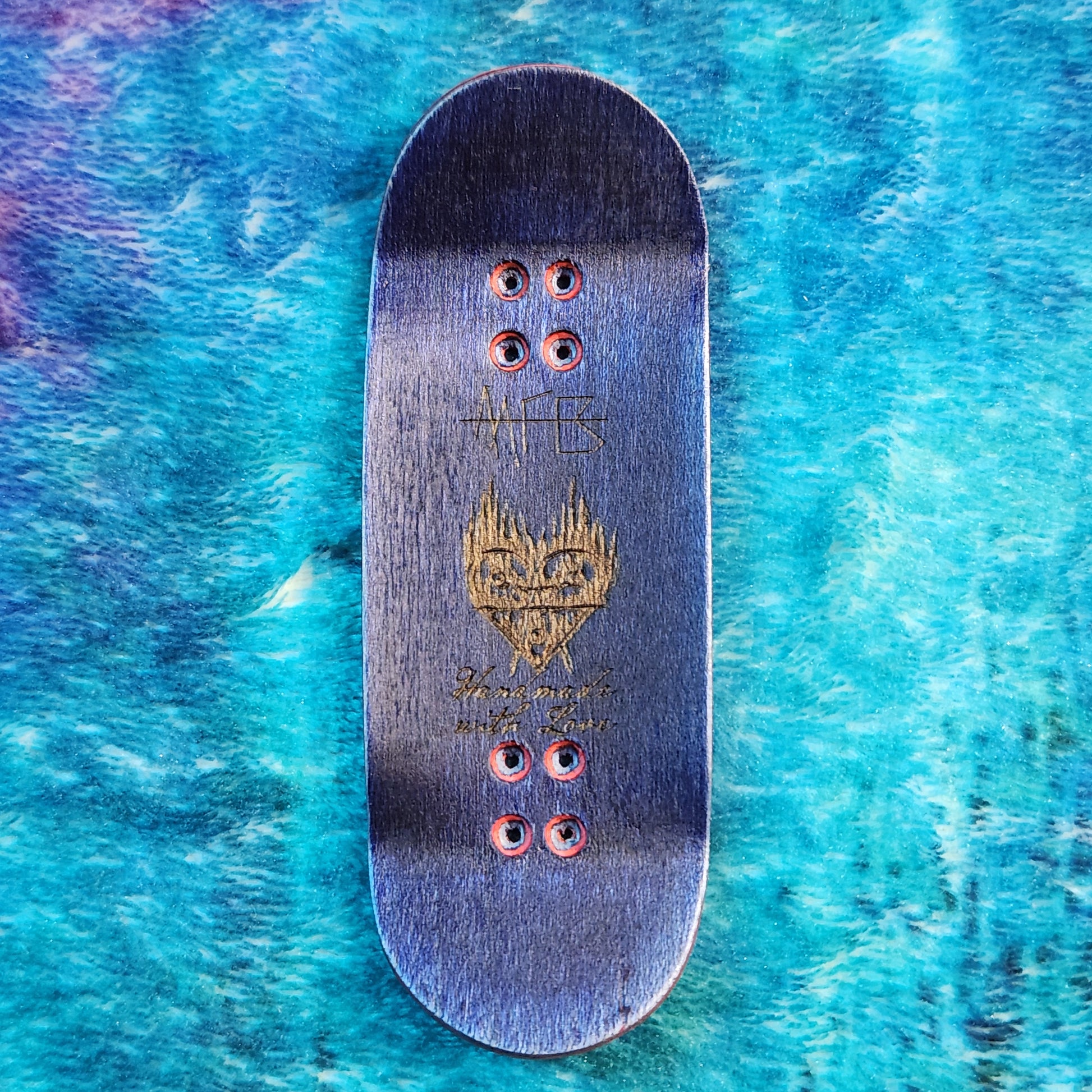 Striped Sweater Weather - 36mm Fingerboard Blem Deck