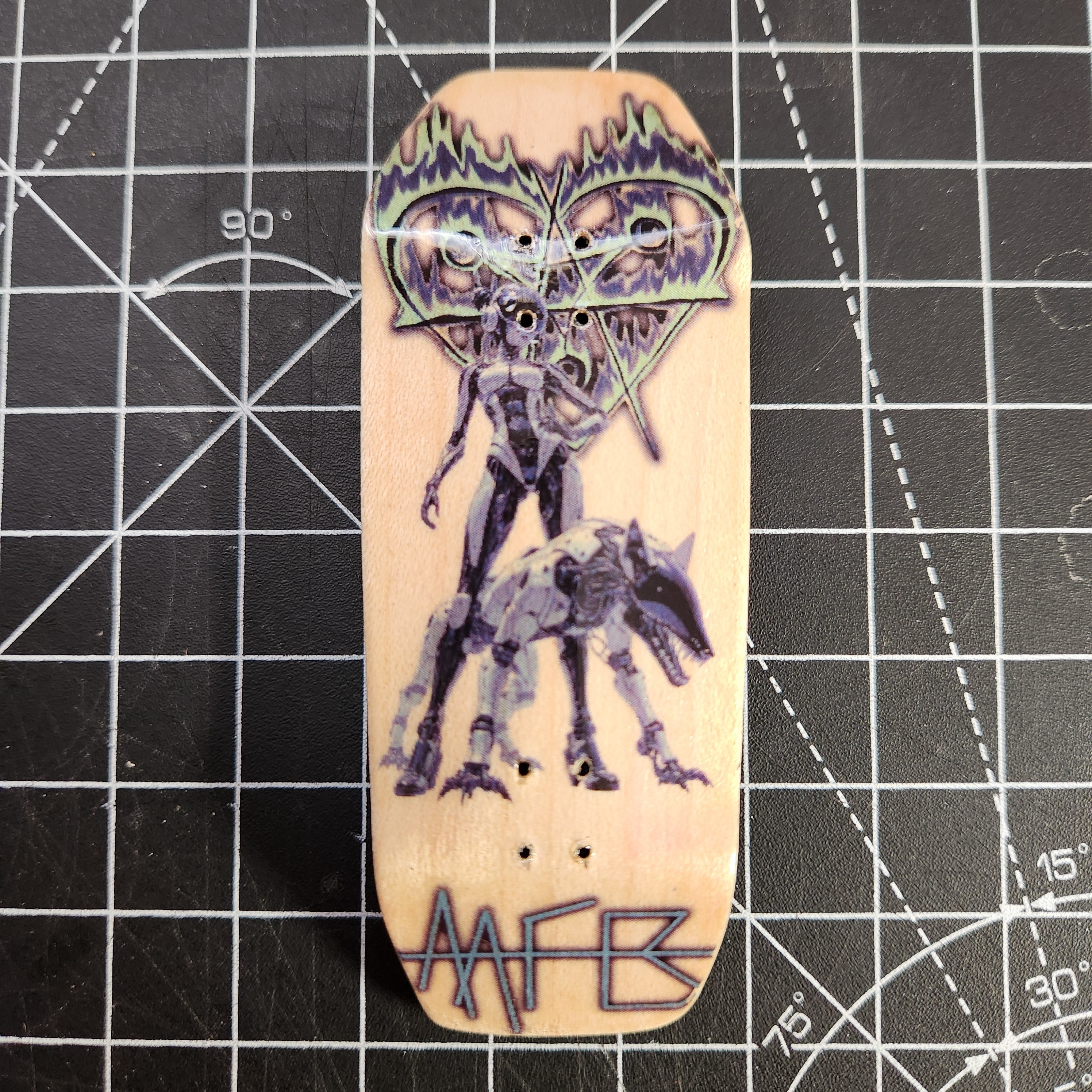 Cyber Security - Gall The Ancient - 36mm Fingerboard Deck | TALLBOY - Cruise Coffin