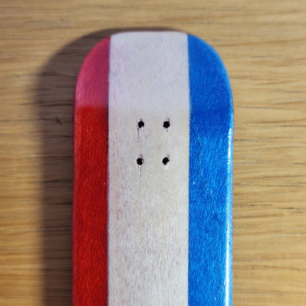 34mm Red, White & Blue Blank | TRADITION - The Brick