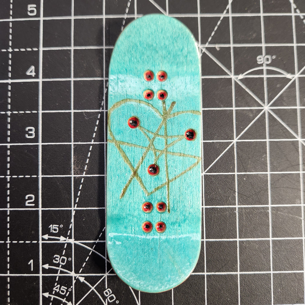 Pale Mech Pilot - 36mm Fingerboard Deck | LOWRIDER - Popsicle