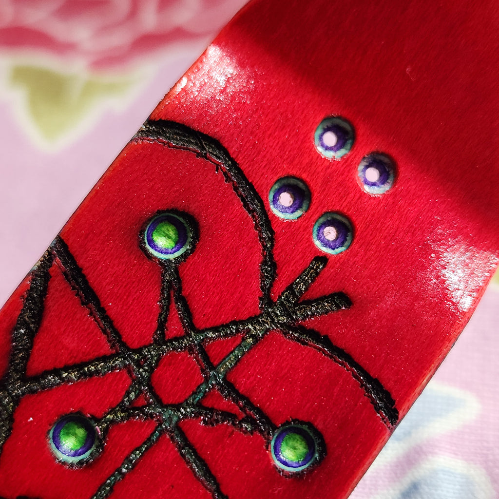 She's A Fan Of Orange - 36mm Fingerboard Deck