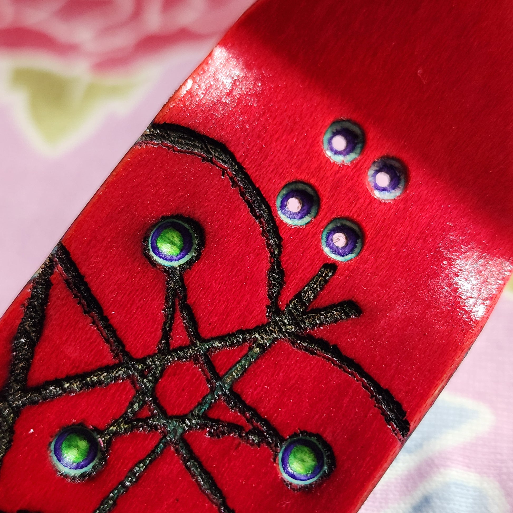 She's A Fan Of Orange - 36mm Fingerboard Deck