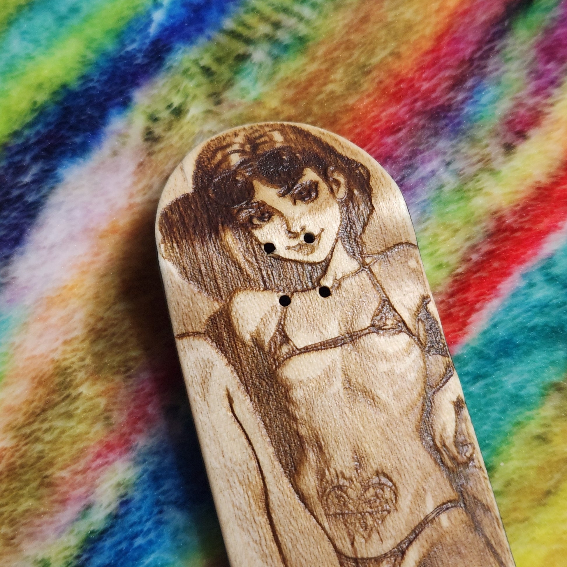 Bikini Beach Babe - 36mm Fingerboard Blem Deck