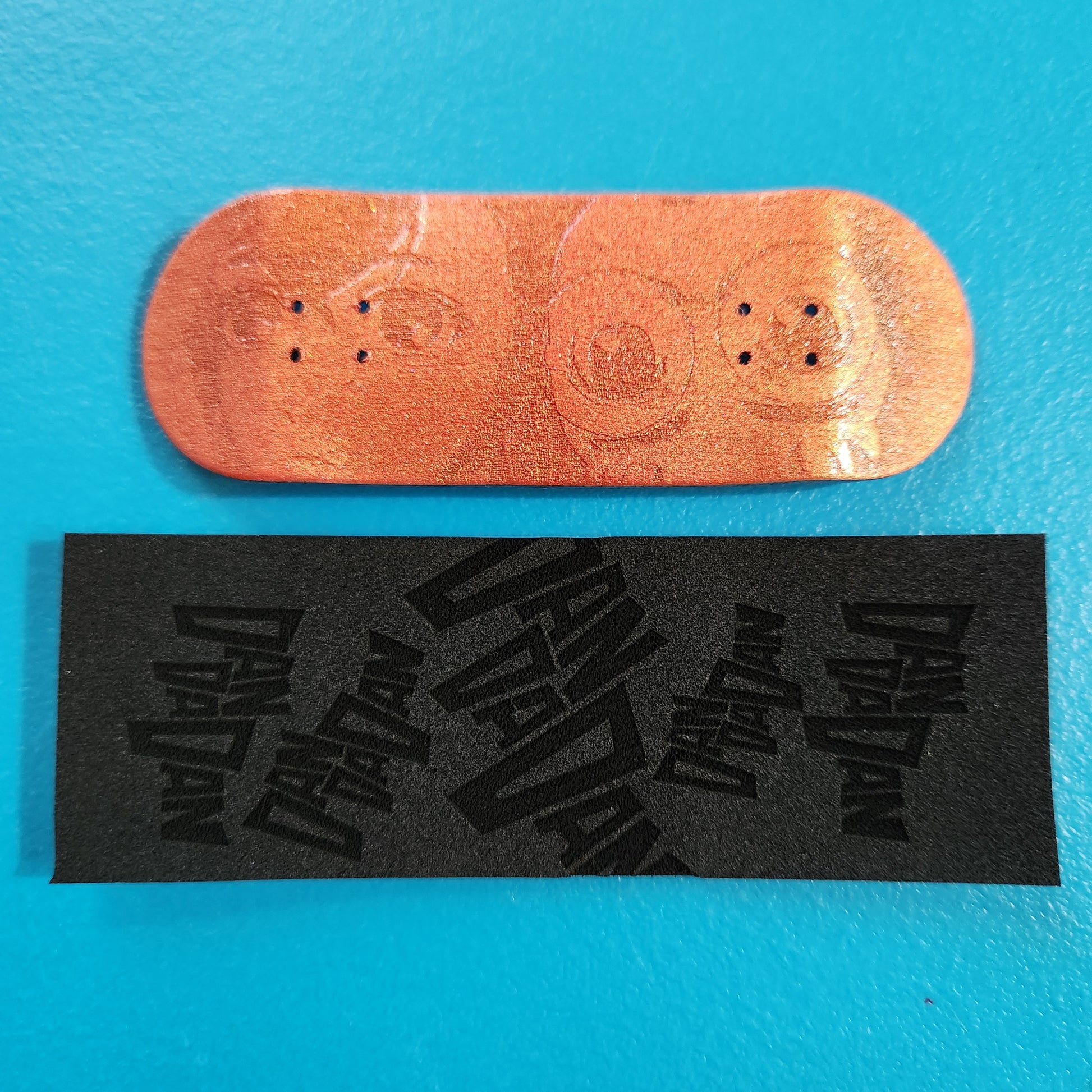DanDaDan 34mm Pro Fingerboard Deck w/ Custom Grip