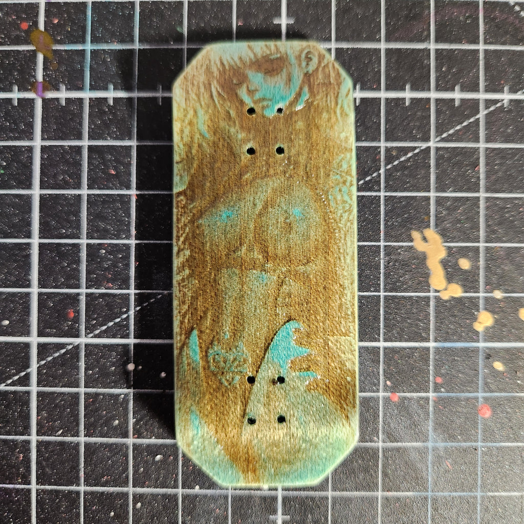 (NSFW) Cyber Goth Front - 36mm Fingerboard Deck