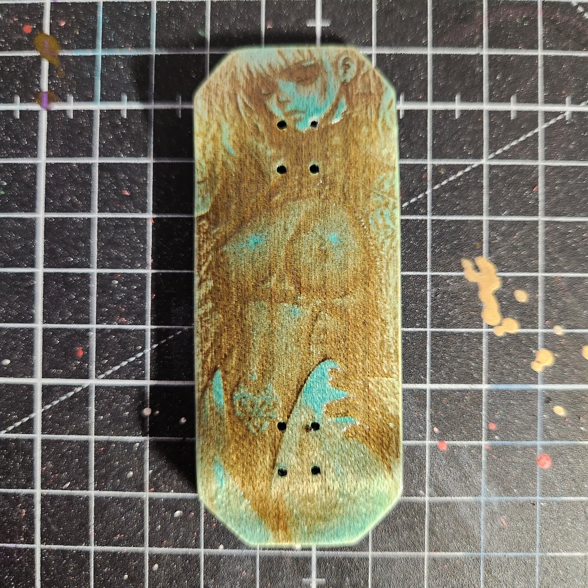 (NSFW) Cyber Goth Front - 36mm Fingerboard Deck