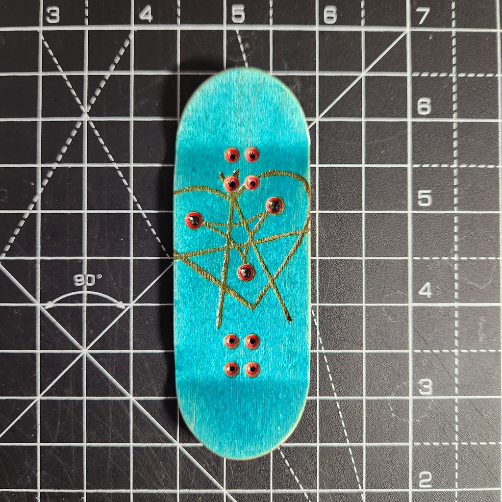 Samus Exits Power Suit - 36mm Fingerboard Deck | OG POP - Popsicle