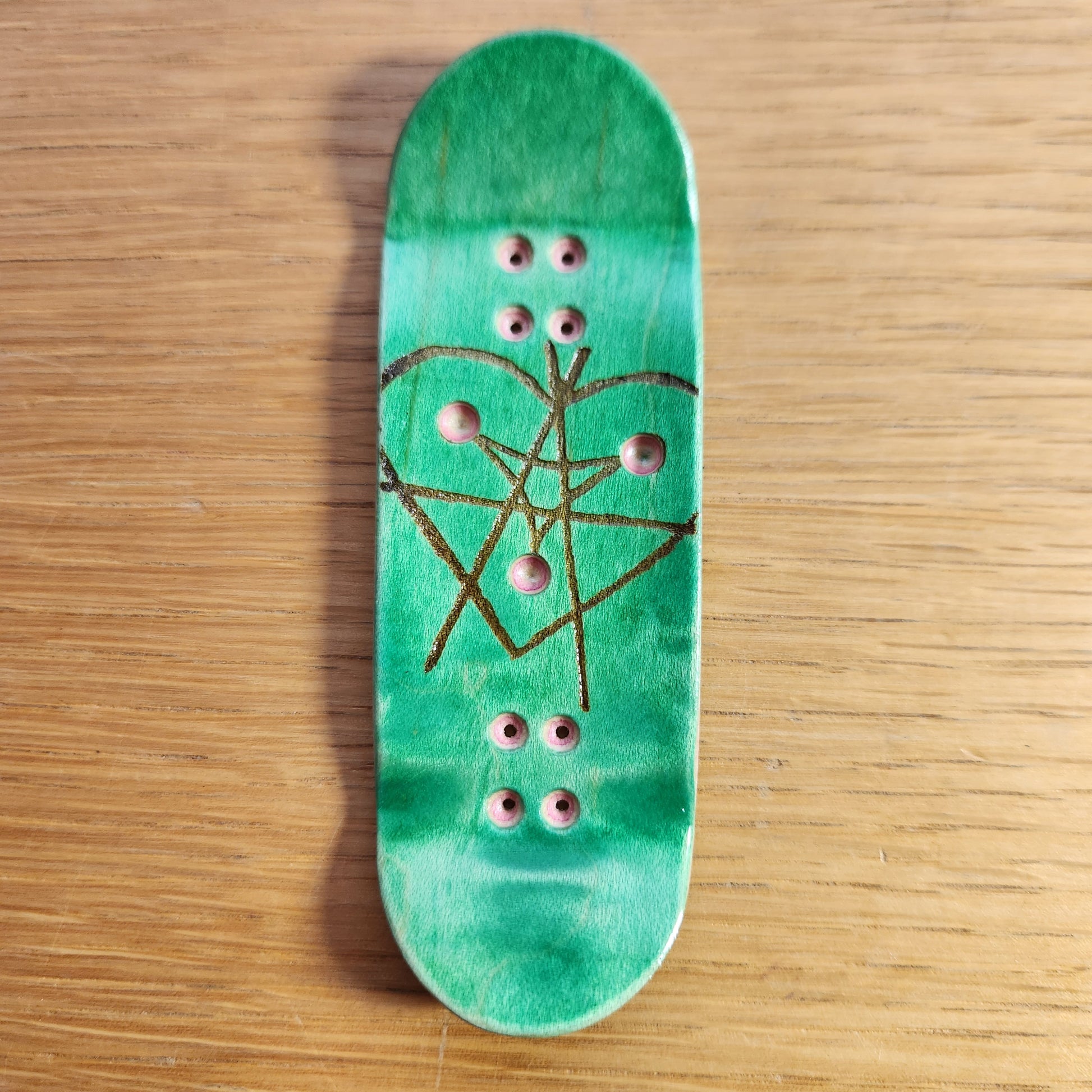 Color Coded Chel Split-Ply Fingerboard Deck| 34mm OG POP - Popsicle