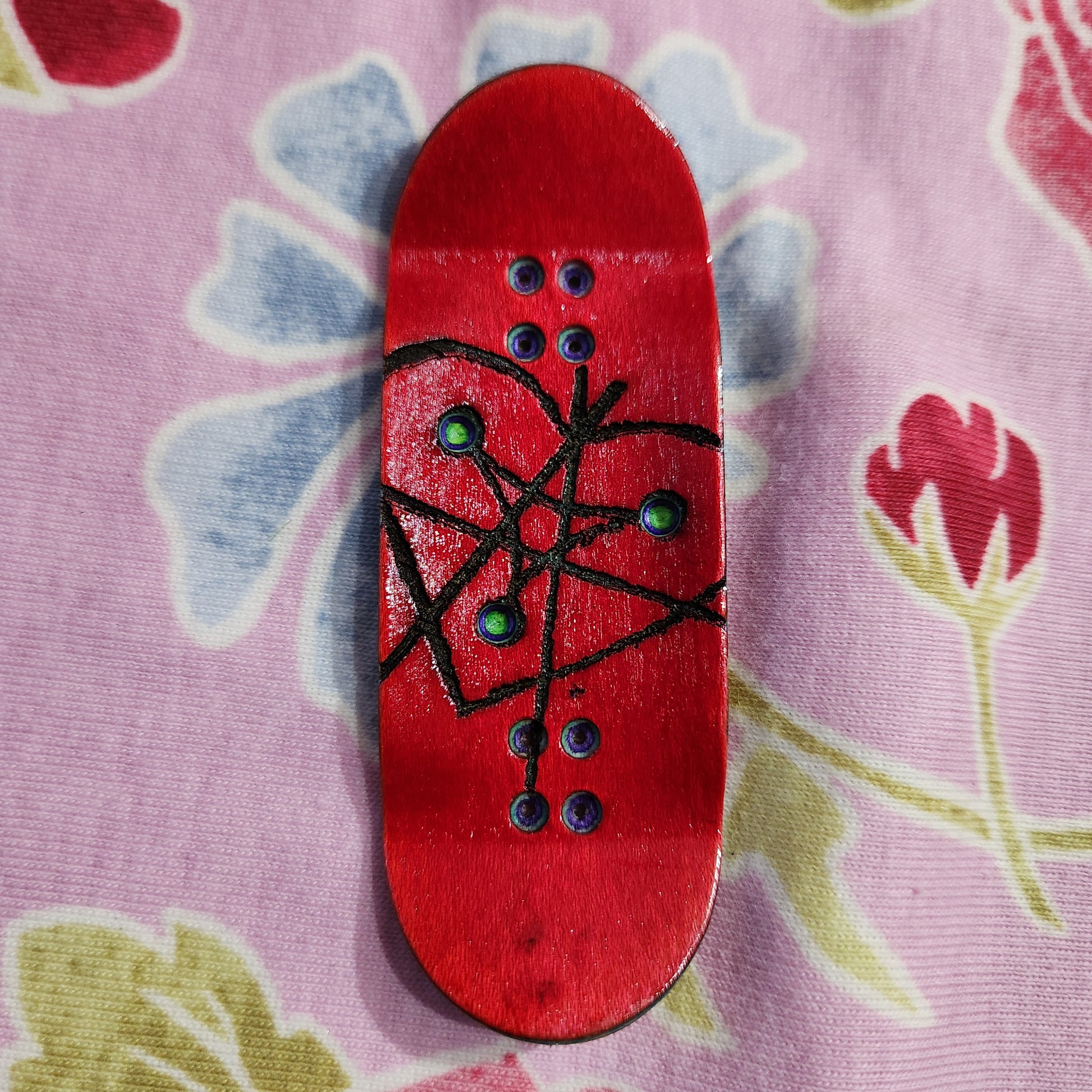 She's A Fan Of Orange - 36mm Fingerboard Deck