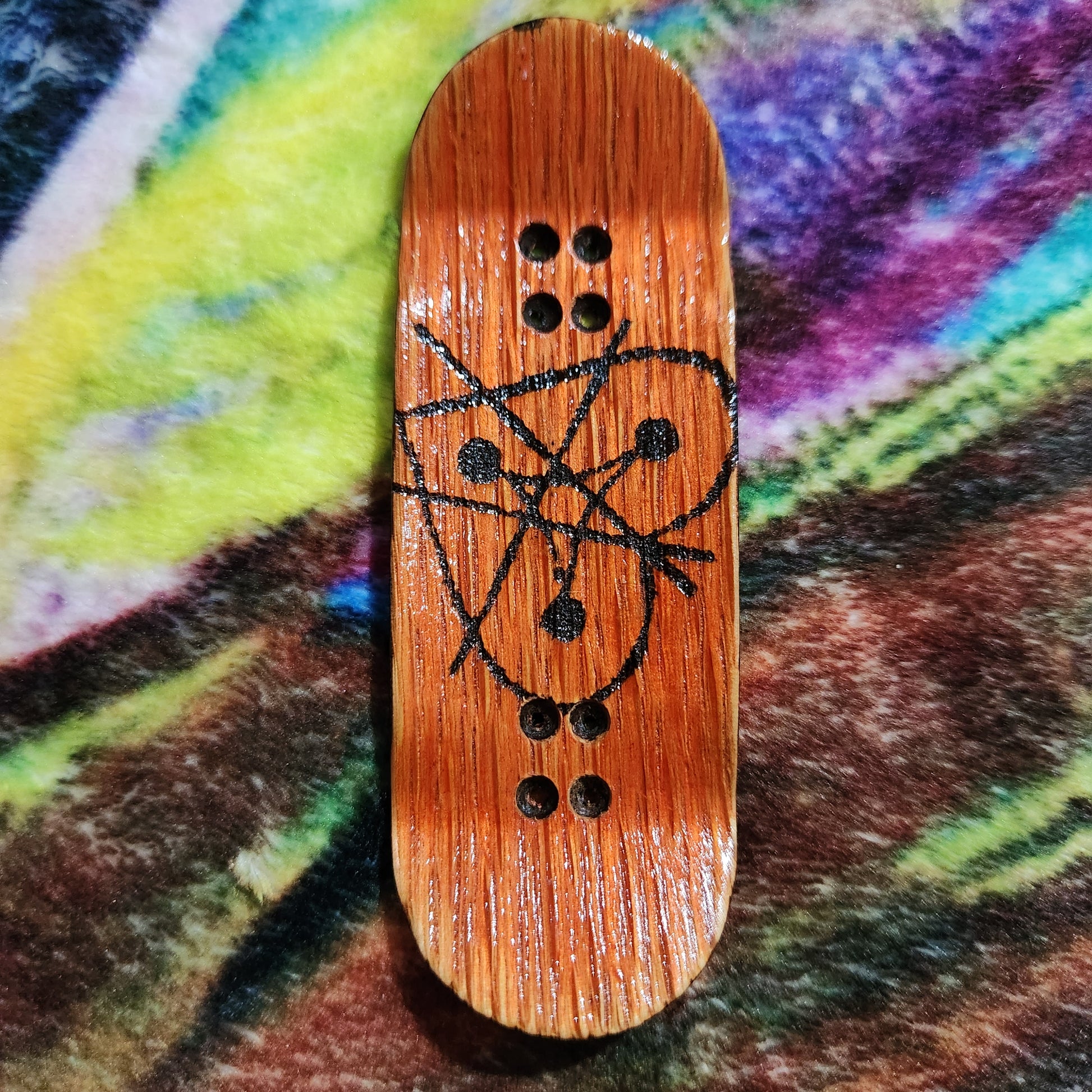 DE STIJL #2 ORANGE | Handmade 34mm Deck
