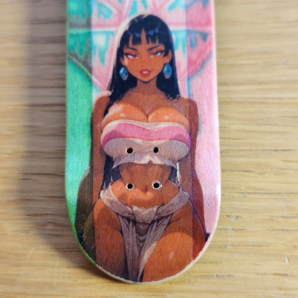 Color Coded Chel Split-Ply Fingerboard Deck| 34mm OG POP - Popsicle