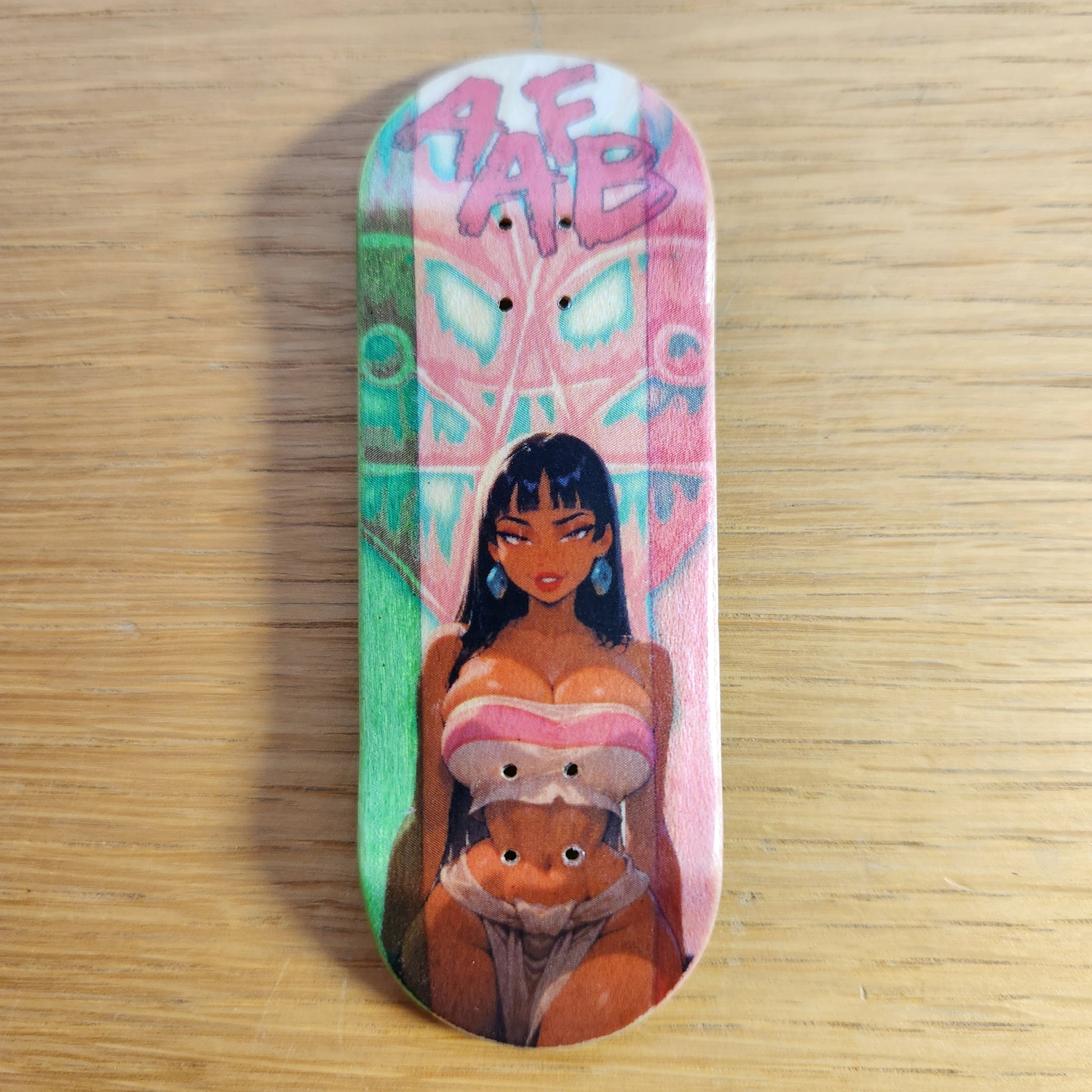Color Coded Chel Split-Ply Fingerboard Deck| 34mm OG POP - Popsicle