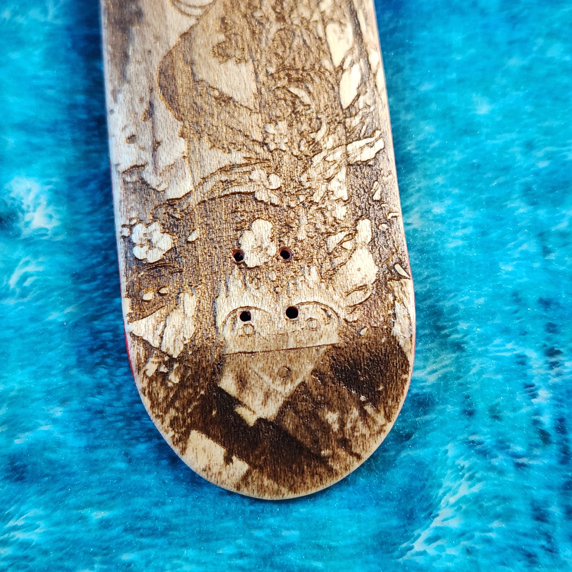 Cherry Blossom Warrior - 36mm Fingerboard Blem Deck