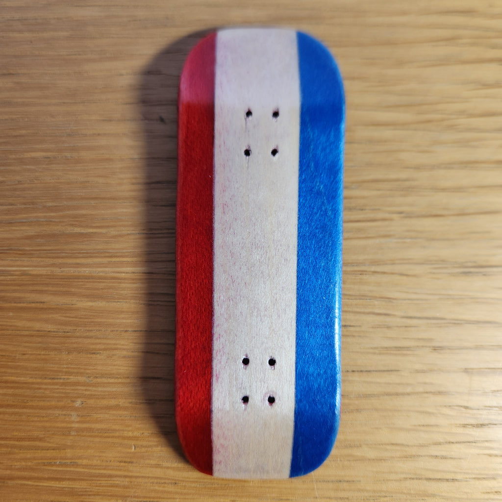 34mm Red, White & Blue Blank | TRADITION - The Brick