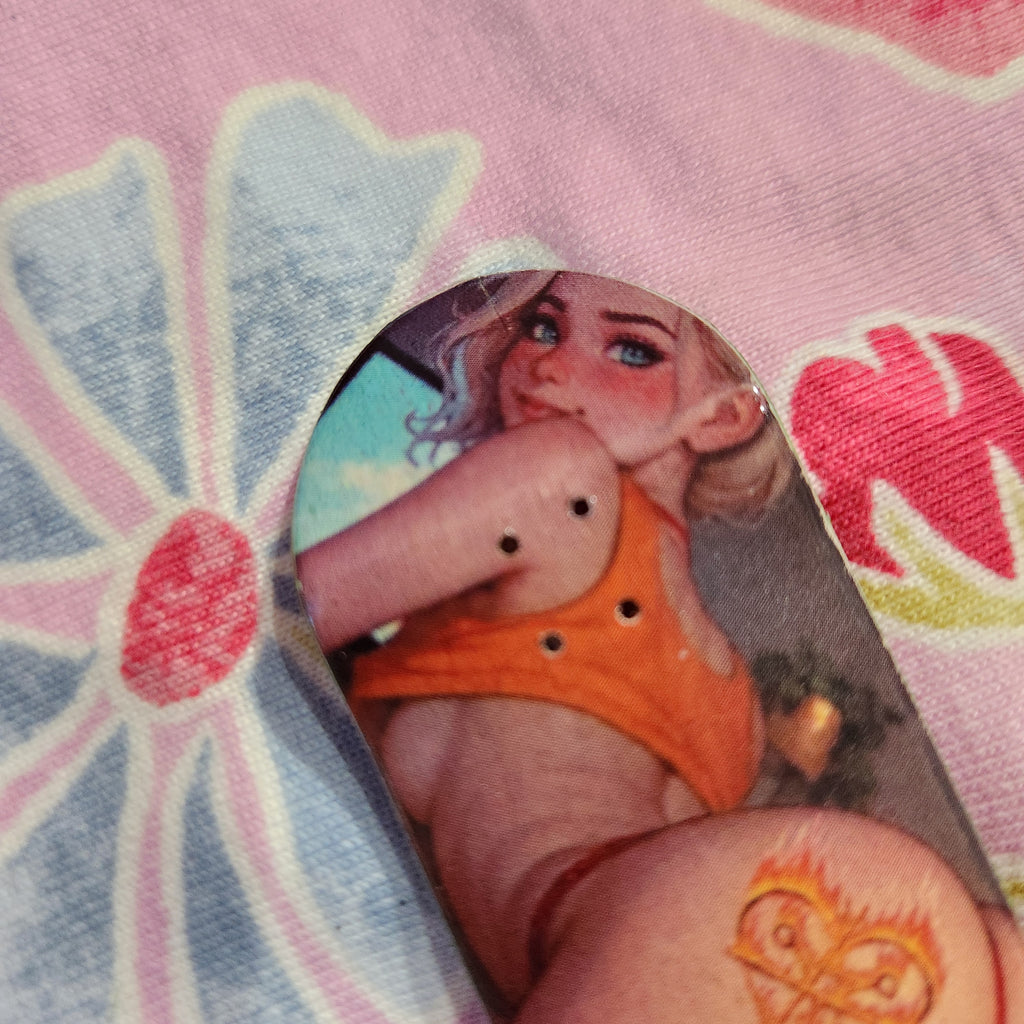 She's A Fan Of Orange - 36mm Fingerboard Deck