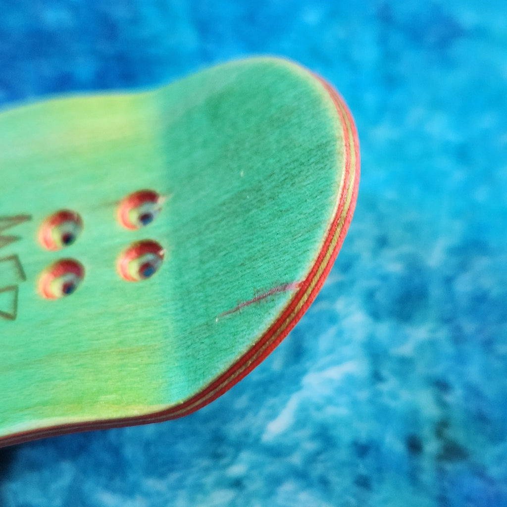 Beach Gal Pinup 1 - 36mm Fingerboard Blem Deck