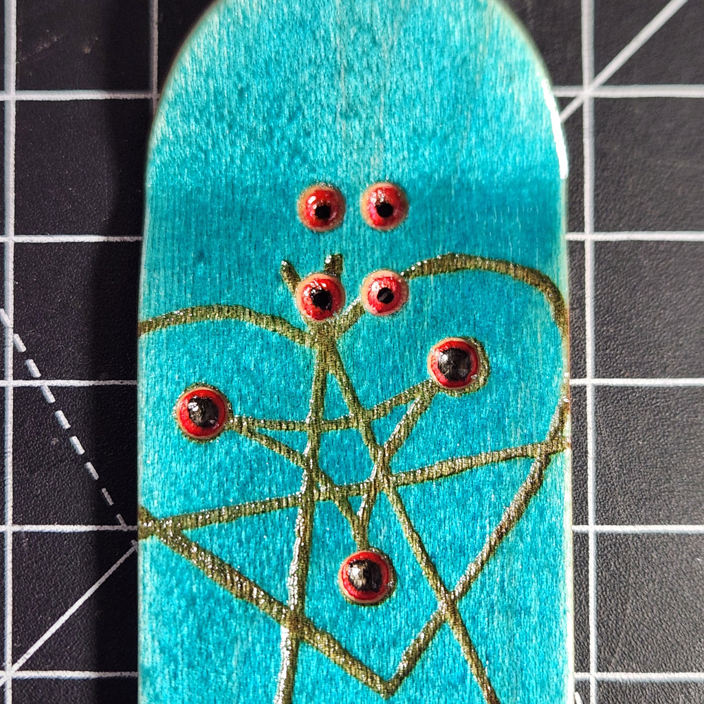 Samus Exits Power Suit - 36mm Fingerboard Deck | OG POP - Popsicle