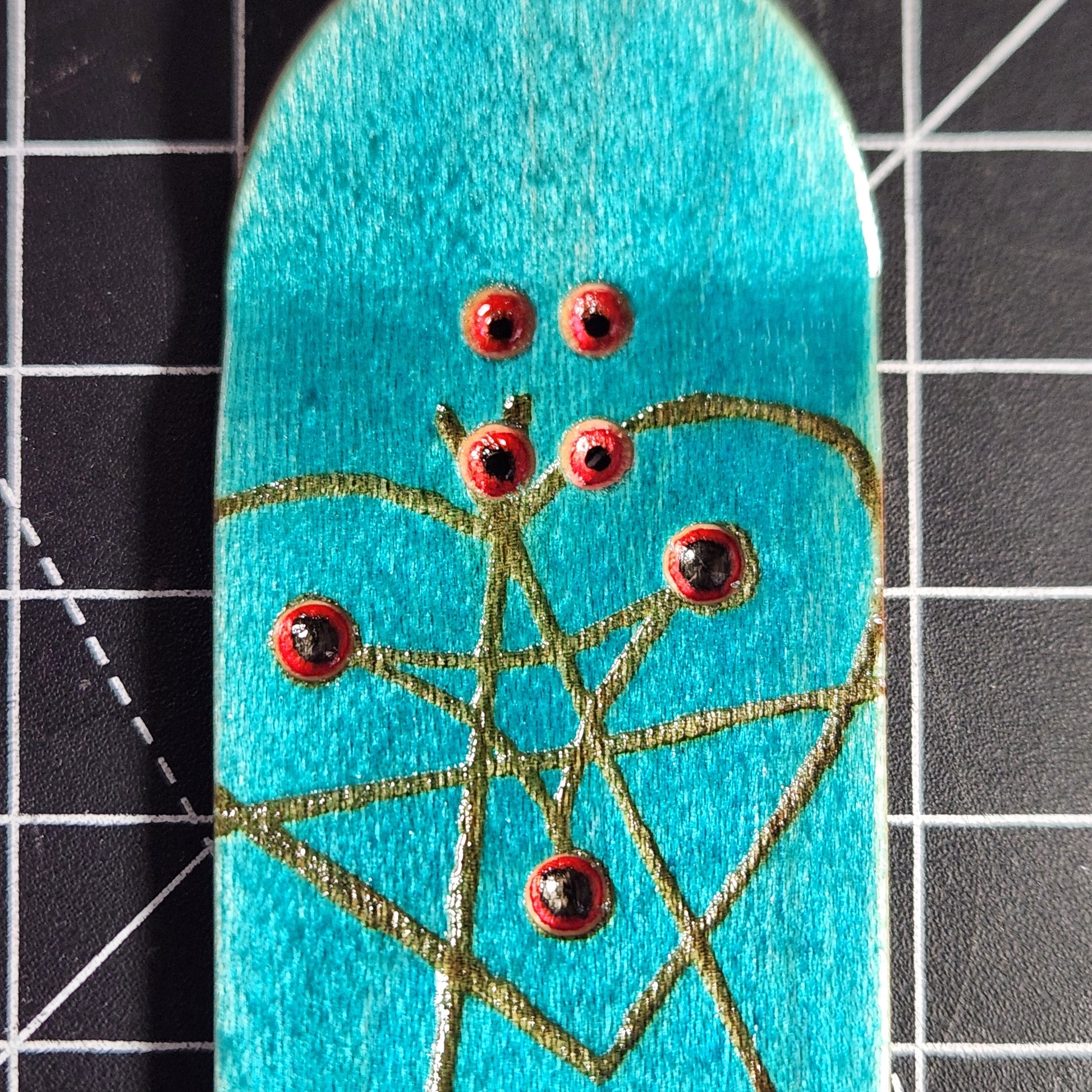 Samus Exits Power Suit - 36mm Fingerboard Deck | OG POP - Popsicle