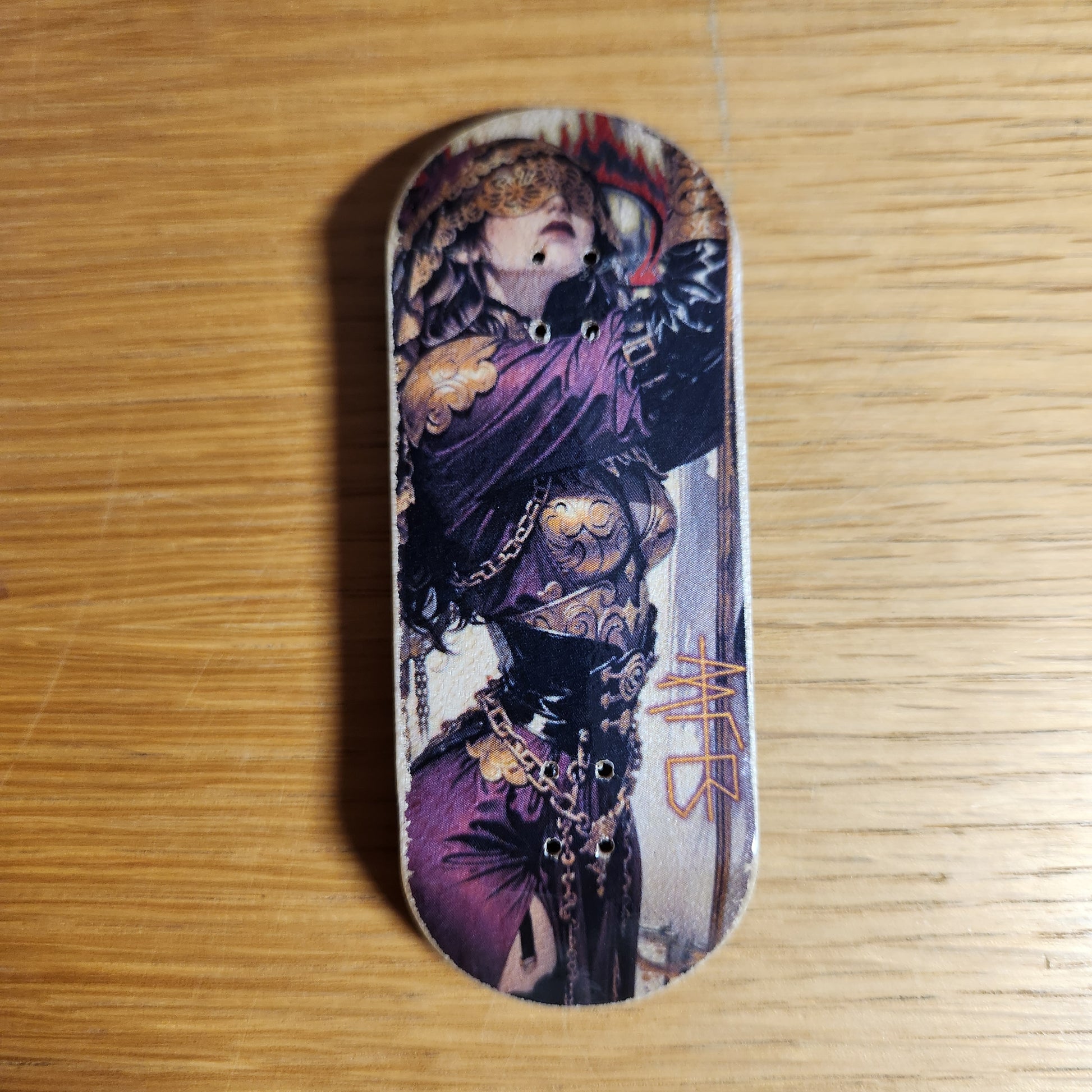 Ornate Sorcerer Fingerboard Deck| 36mm LOWRIDER - Popsicle